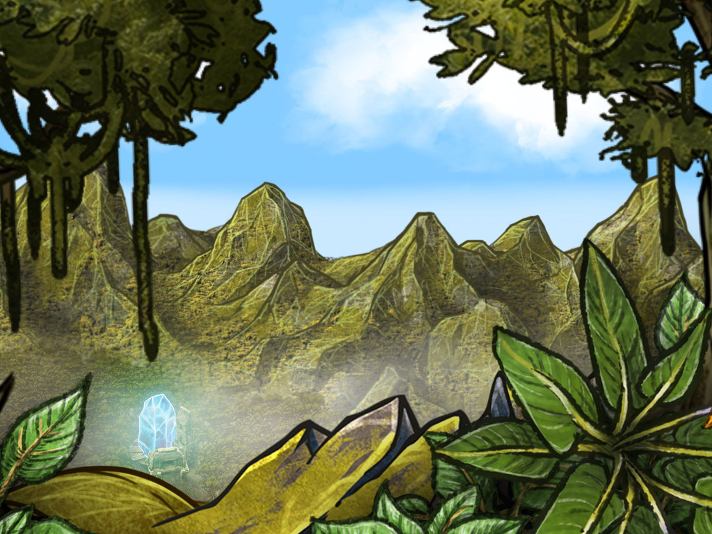 Jungle View on top of a temple