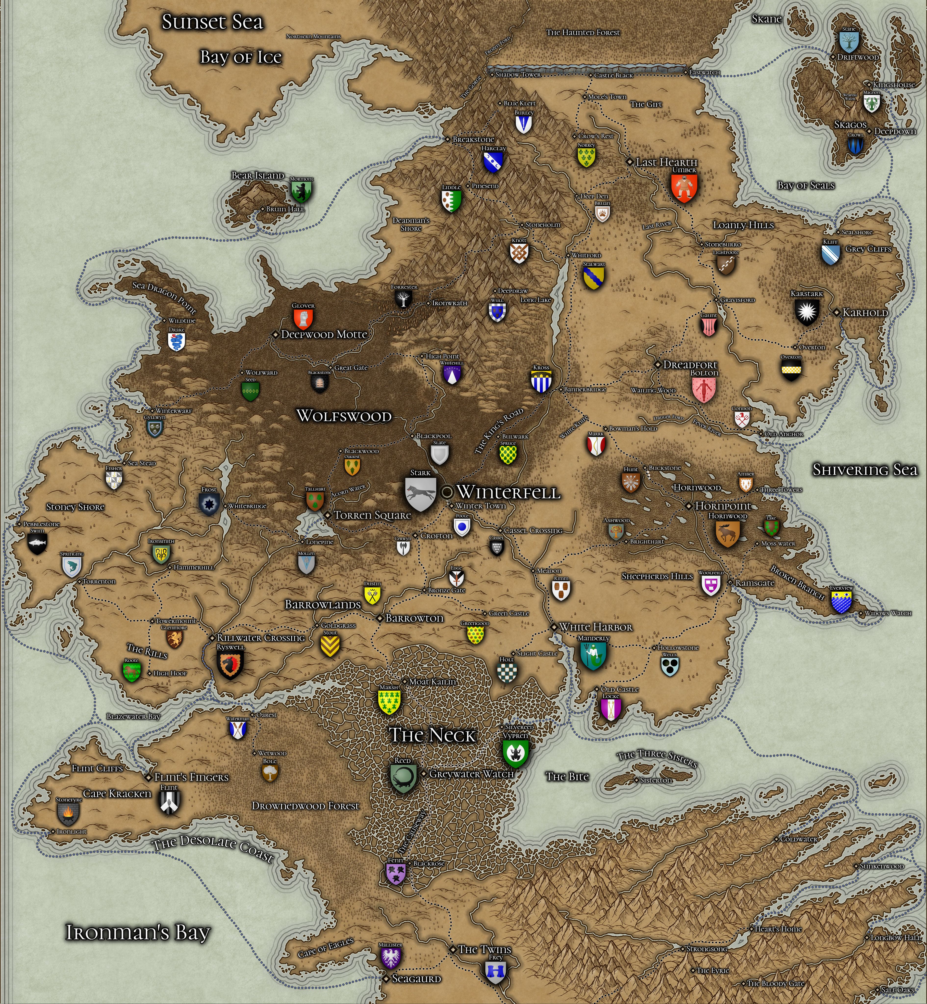 Northern Westeros | Inkarnate - Create Fantasy Maps Online, image size:3781x4097