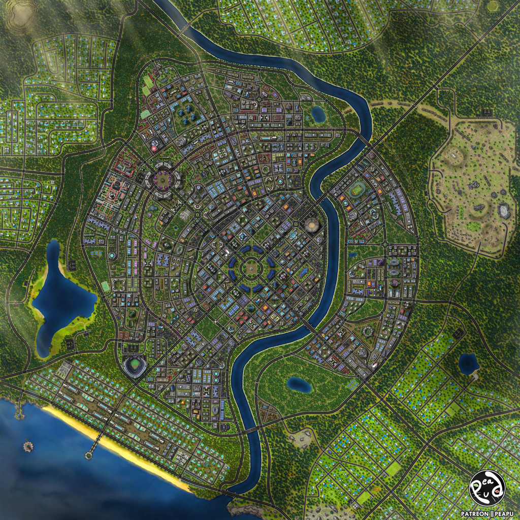 A Luxurious Modern City - El Roma Del Falso