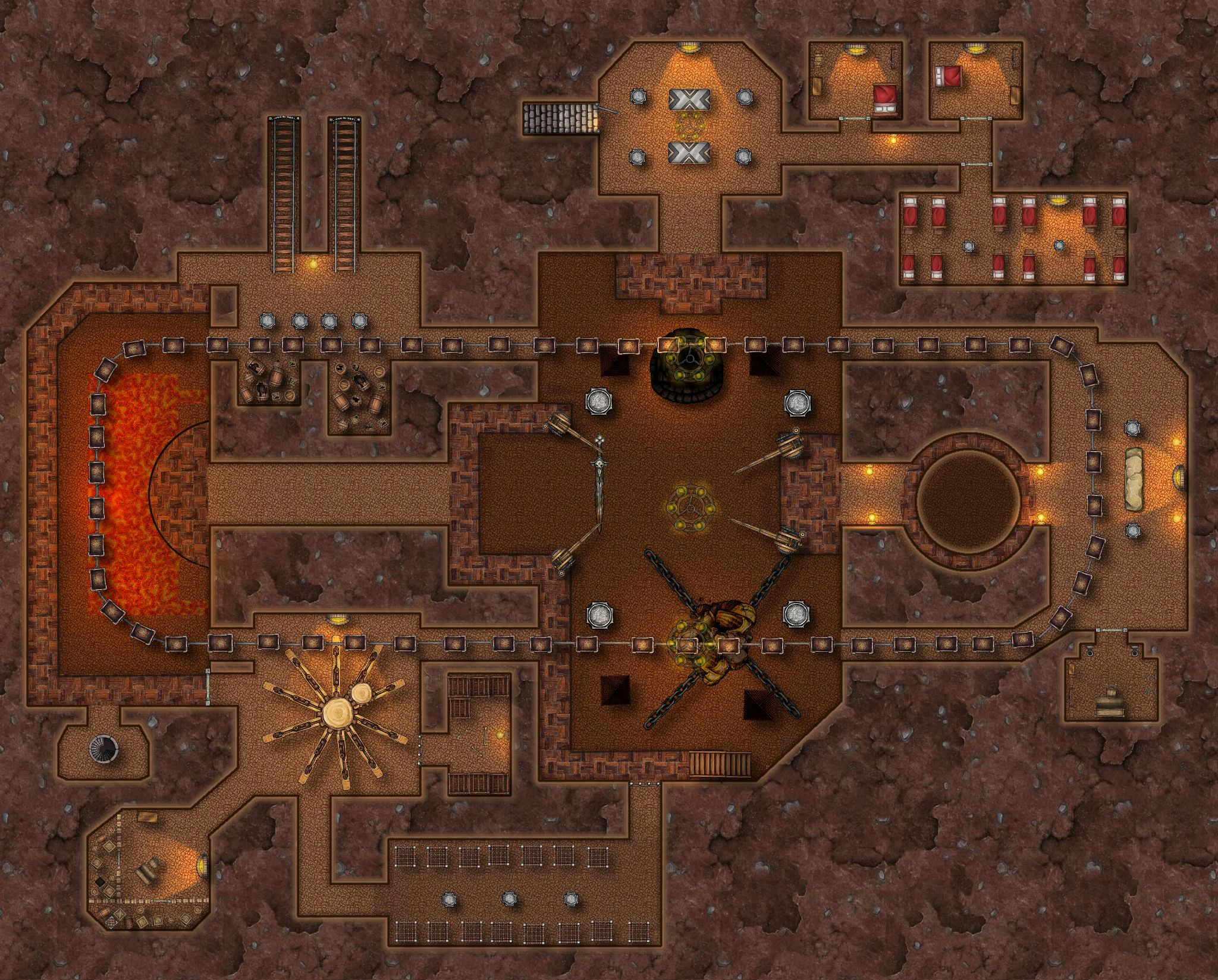 Ironslag (Upper Level) | Inkarnate - Create Fantasy Maps Online
