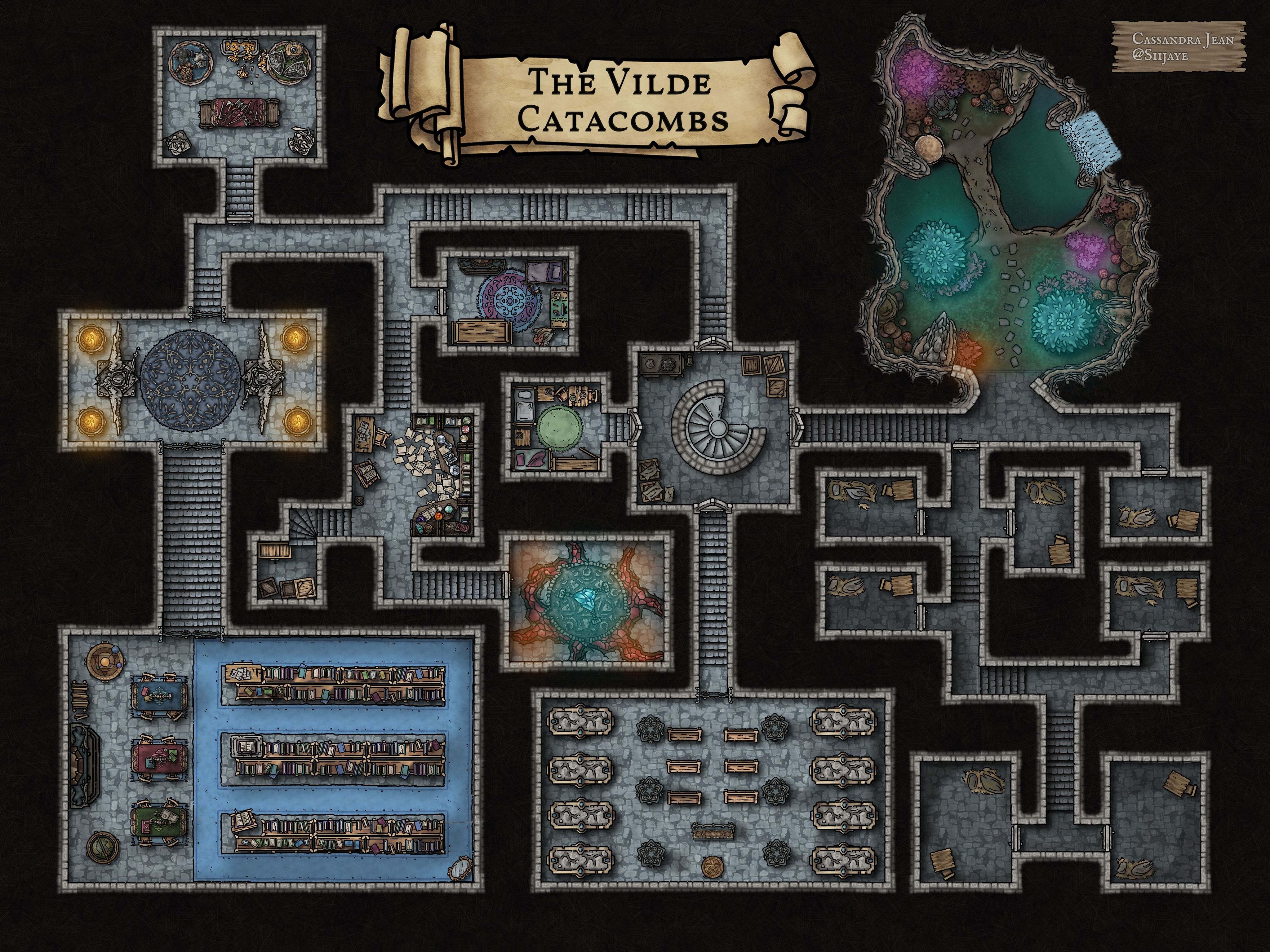 The Lost Library | Inkarnate - Create Fantasy Maps Online
