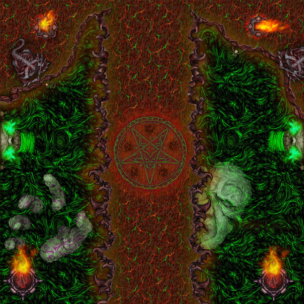 Hell Bridge Battlemap