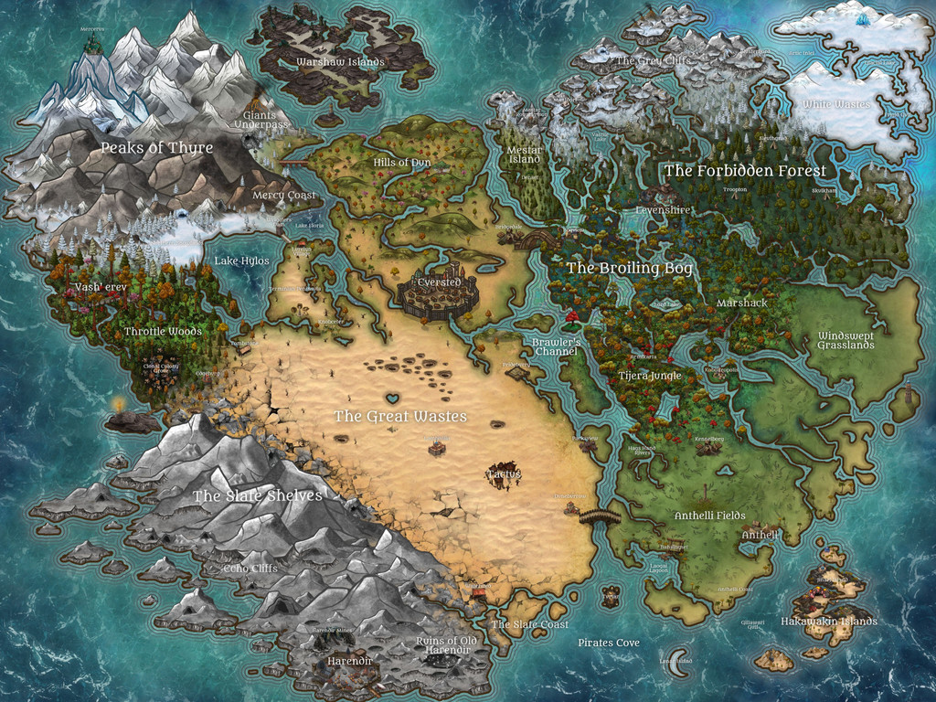 World Map (Sel-Taea)