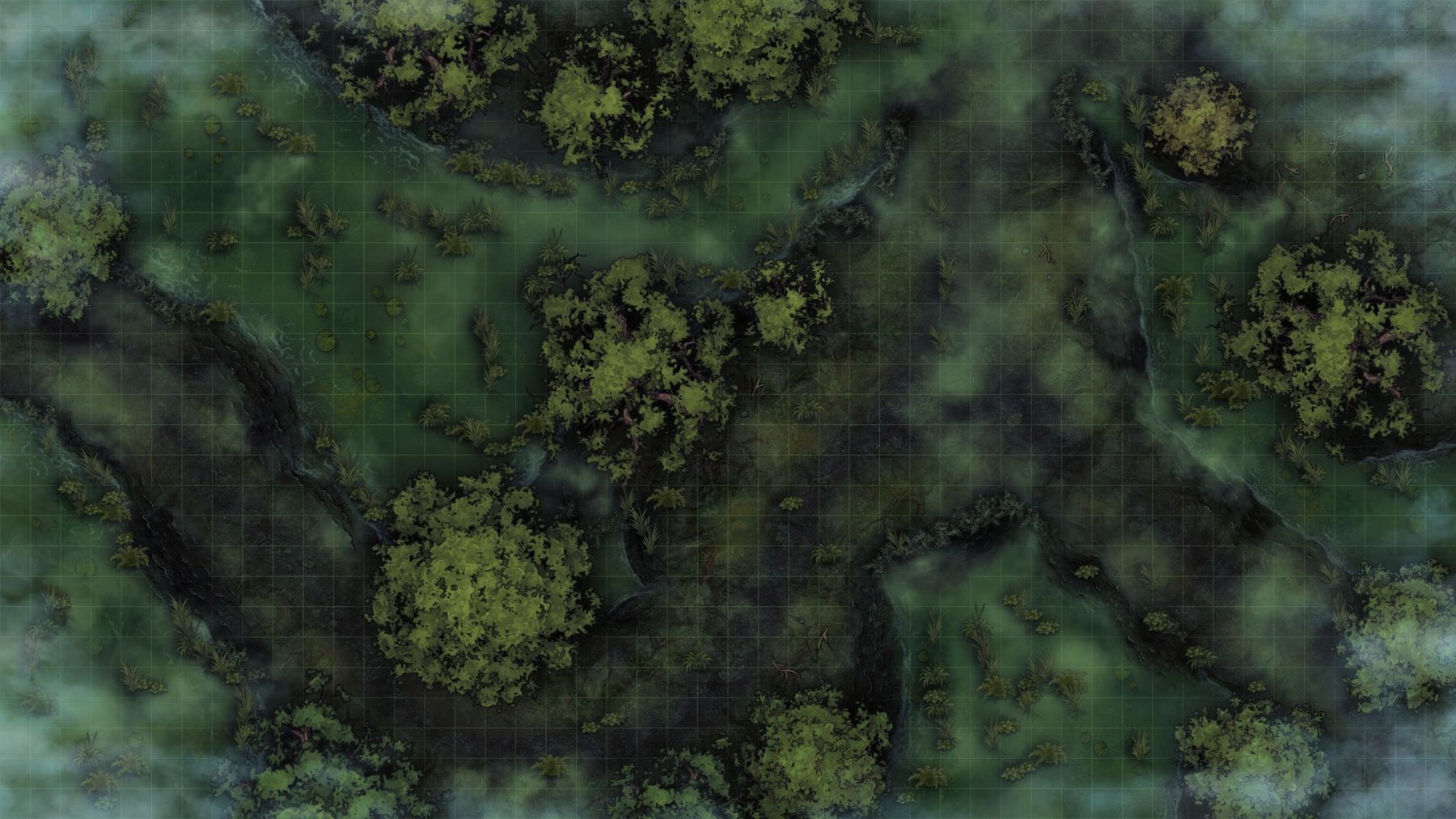 Path through the swamp