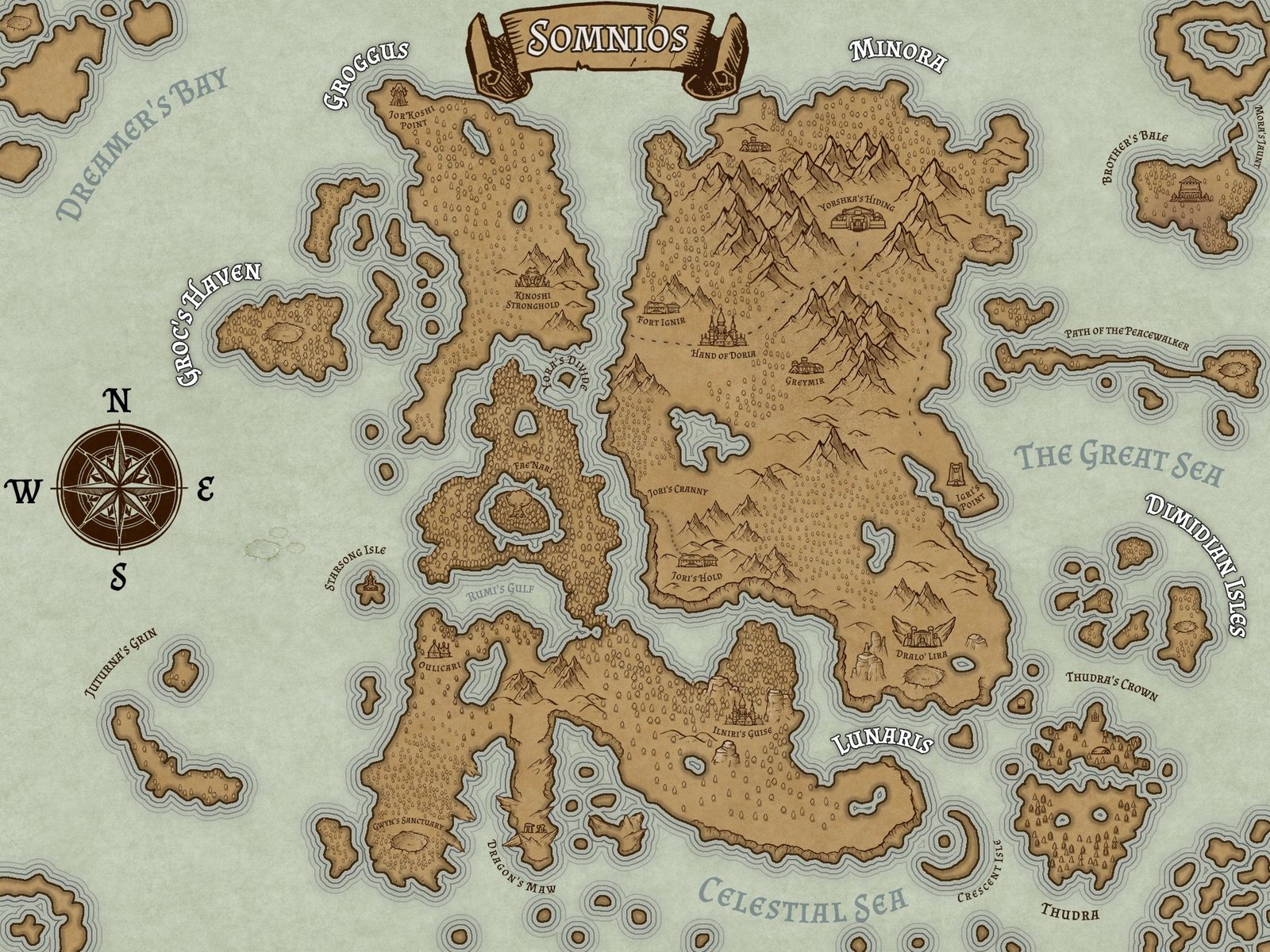 Somnios World Map