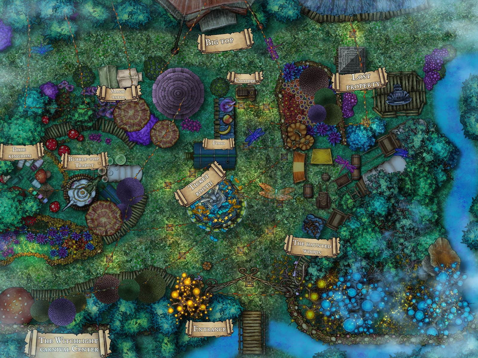 The witchlight carnival center