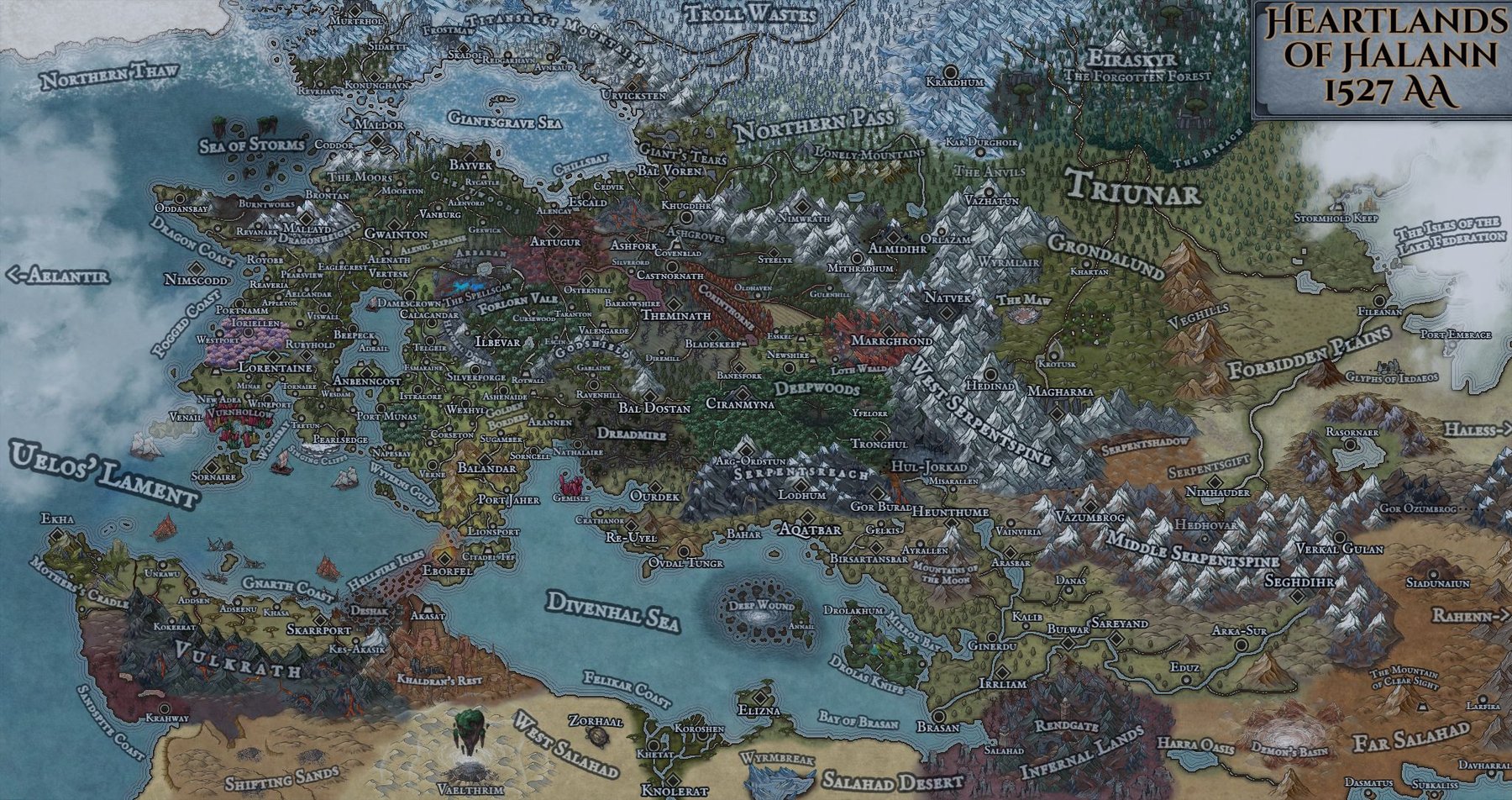 1527AA Main World Map