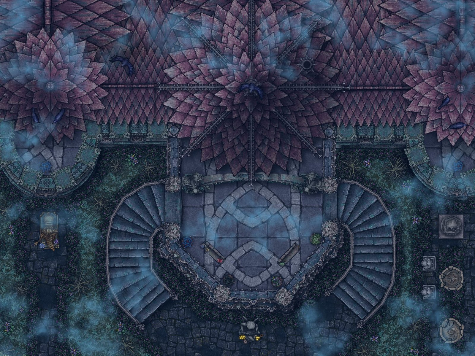 "Our Lady Of the Blessed Sorrow" Sanatorium - Courtyard
