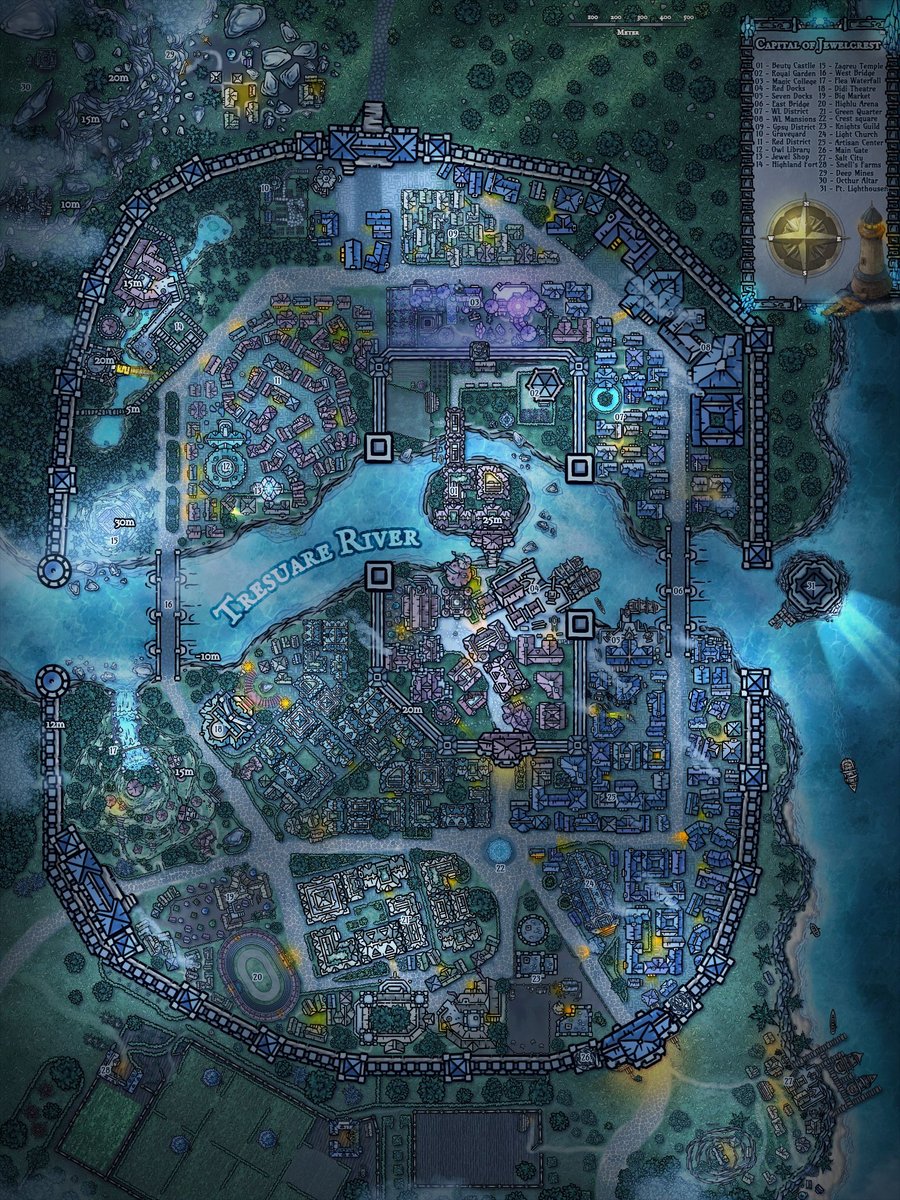 Jewelcrest city Night