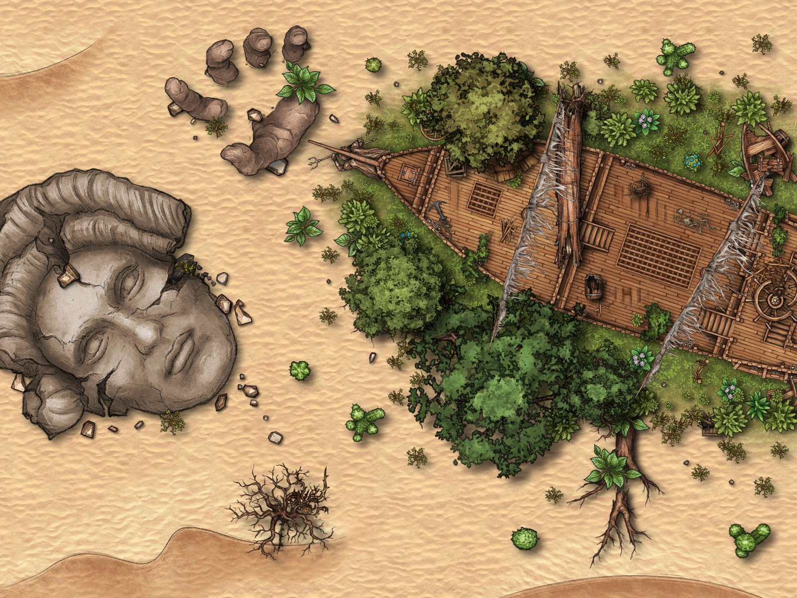 Desert Ship Ruin