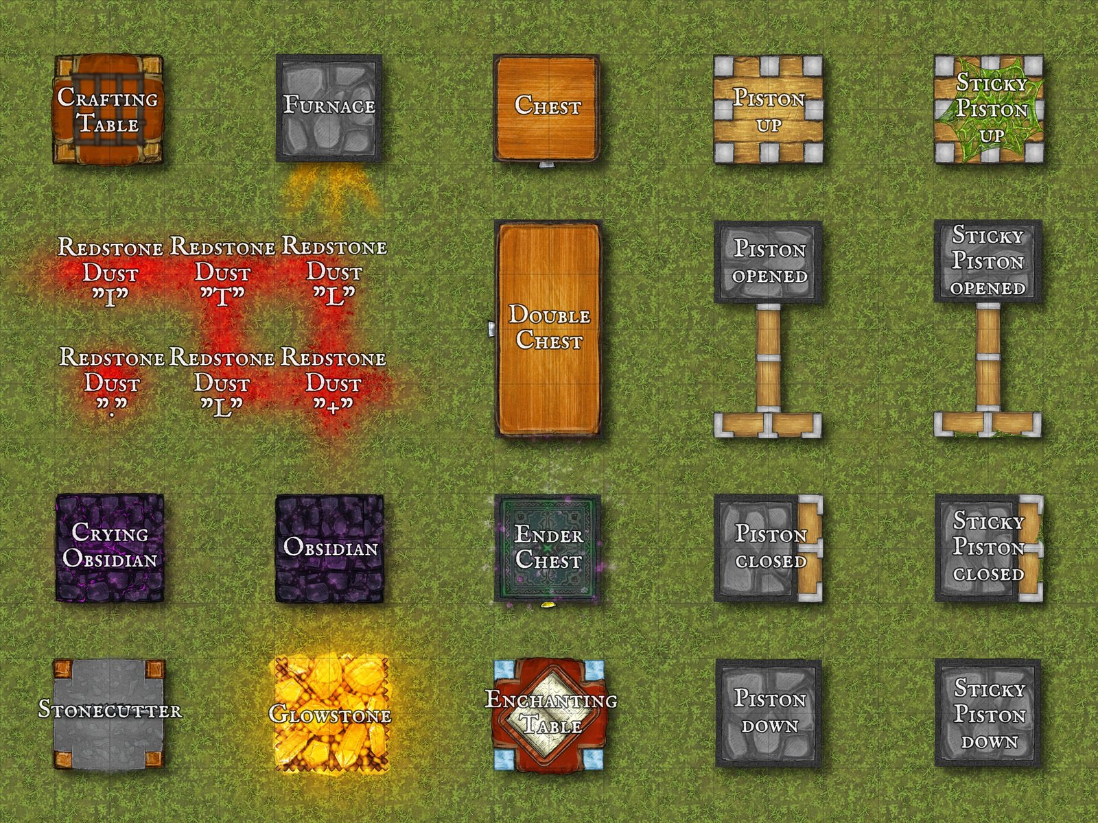 Minecraft blocks