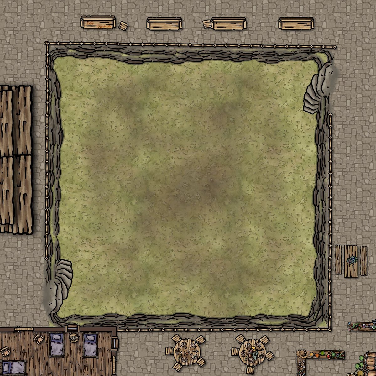 Sparring arena