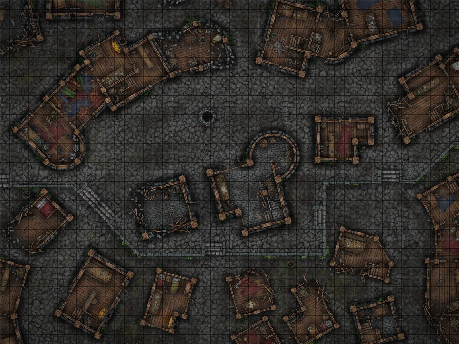 Mordheim ruined streets