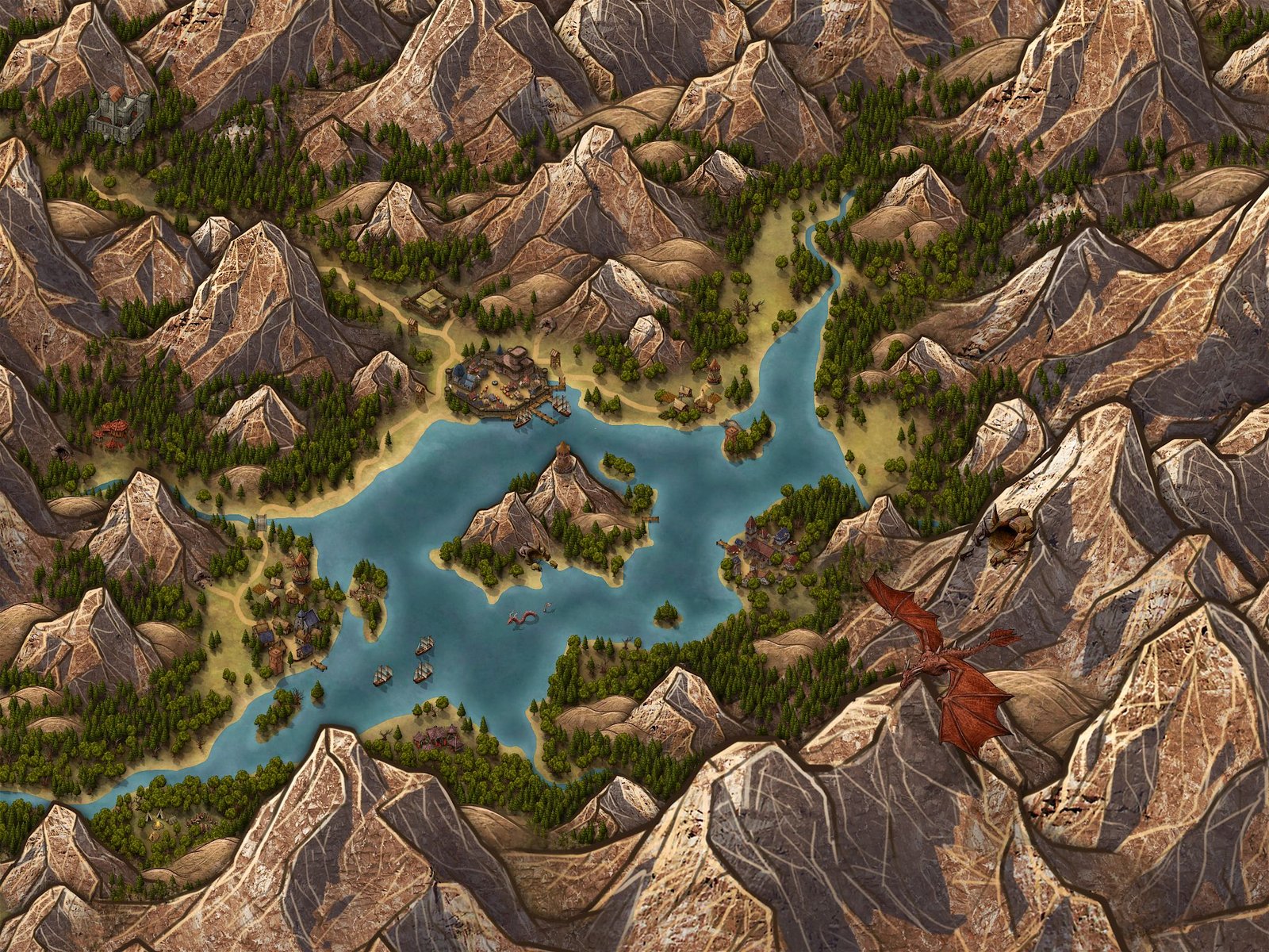 Mountain Lake [Free assets only]