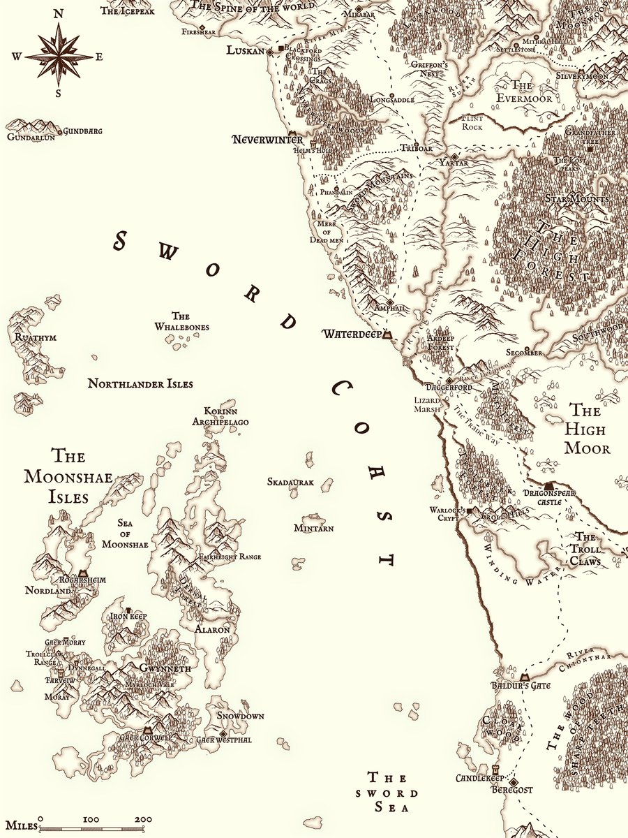 Sword Coast Map