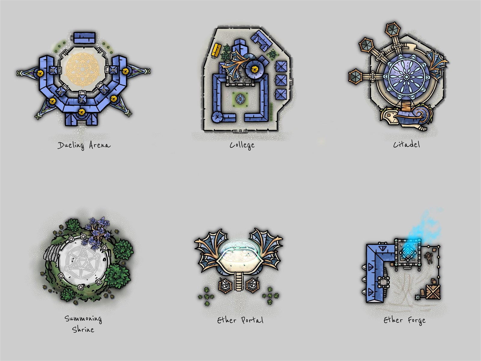 Mage Buildings