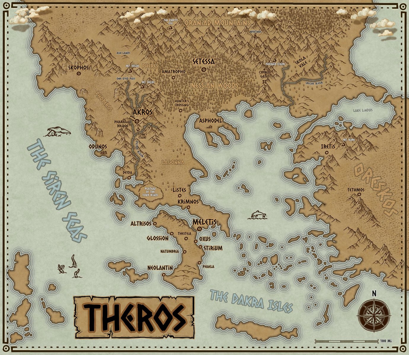 Greek Theros - v2 | Inkarnate - Create Fantasy Maps Online