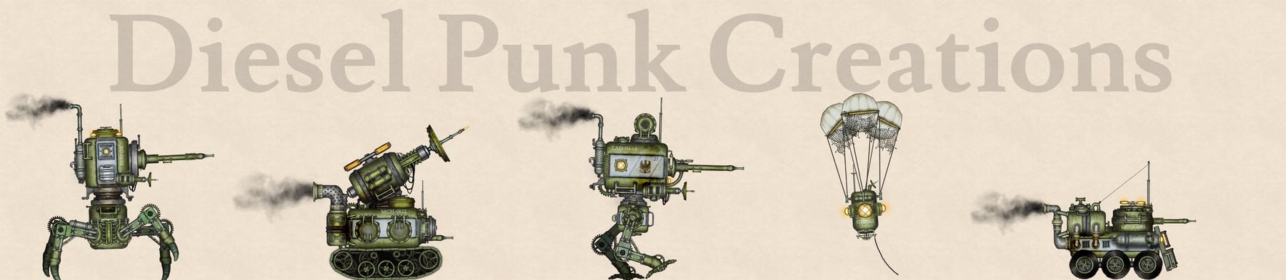 5 Diesel Punk Creations