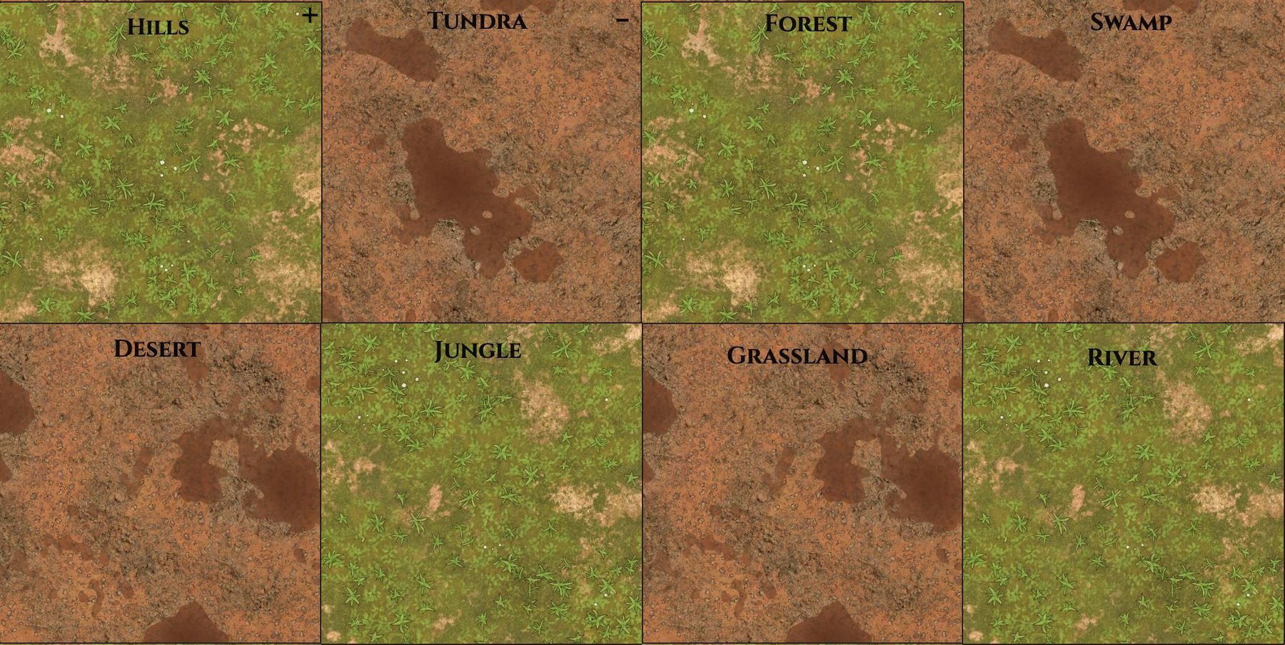 Terrain Template (Fantasy Battlemap)