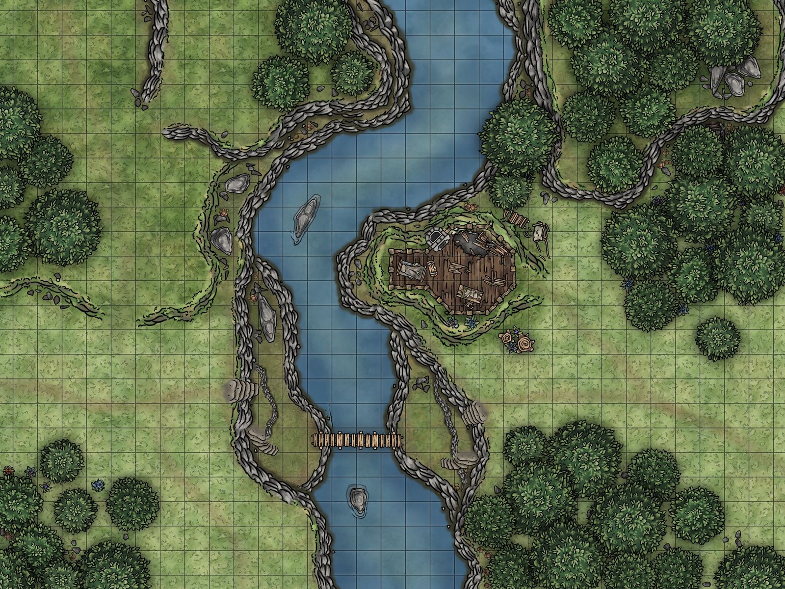 Over the river - Random Encounter