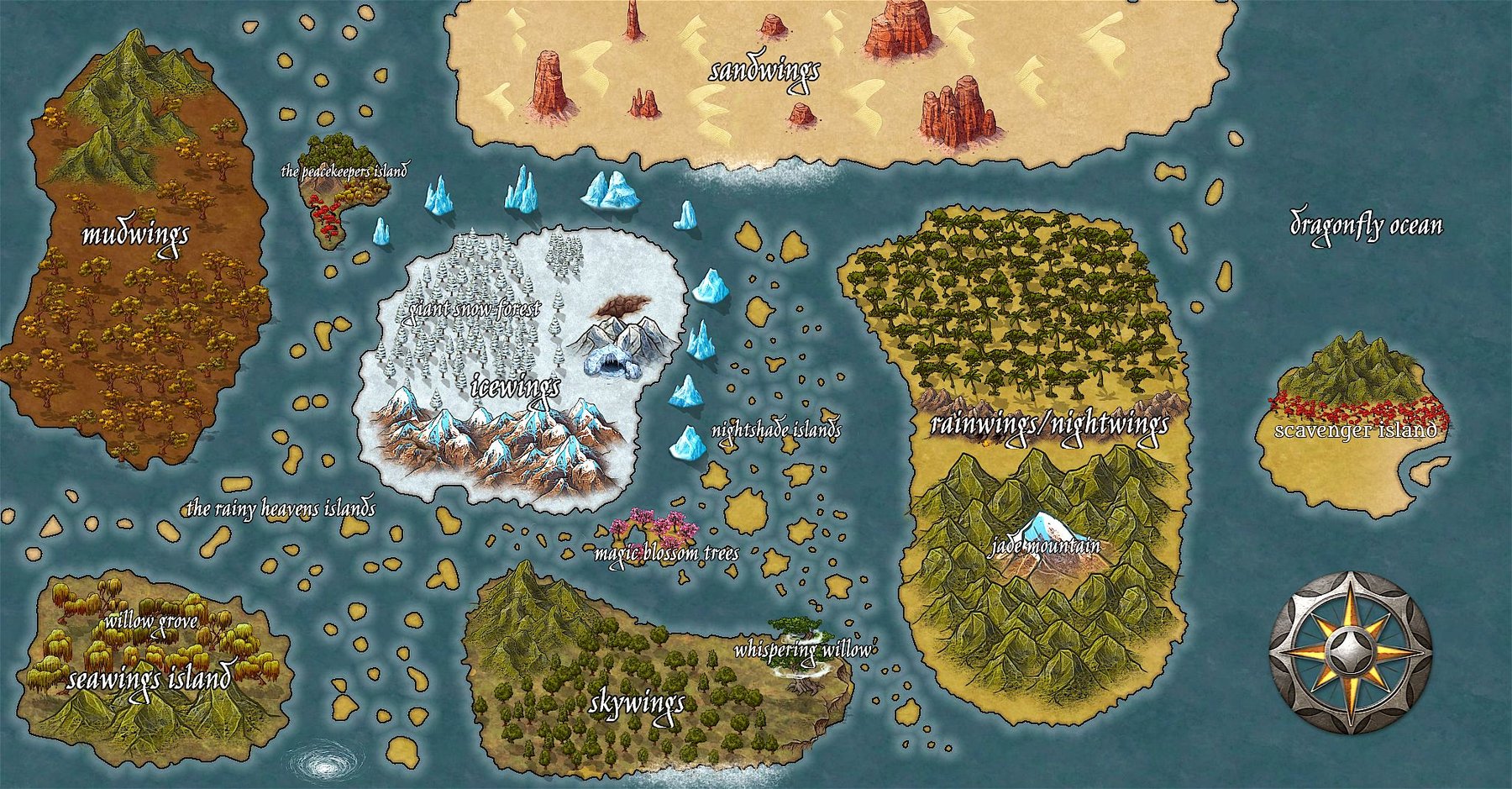 how I made wings of fire map Inkarnate Create Fantasy Maps Online