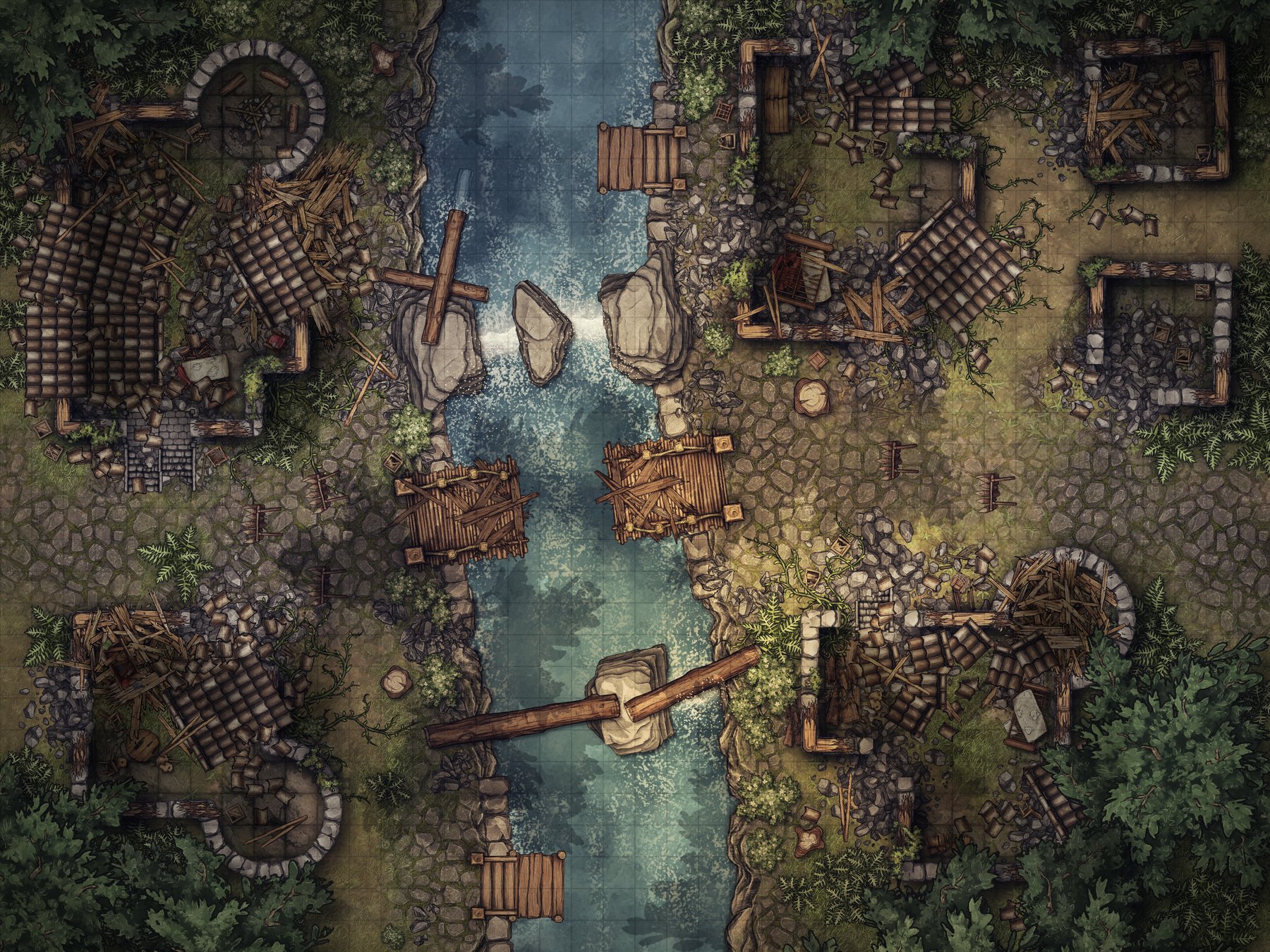 Ruined River Village
