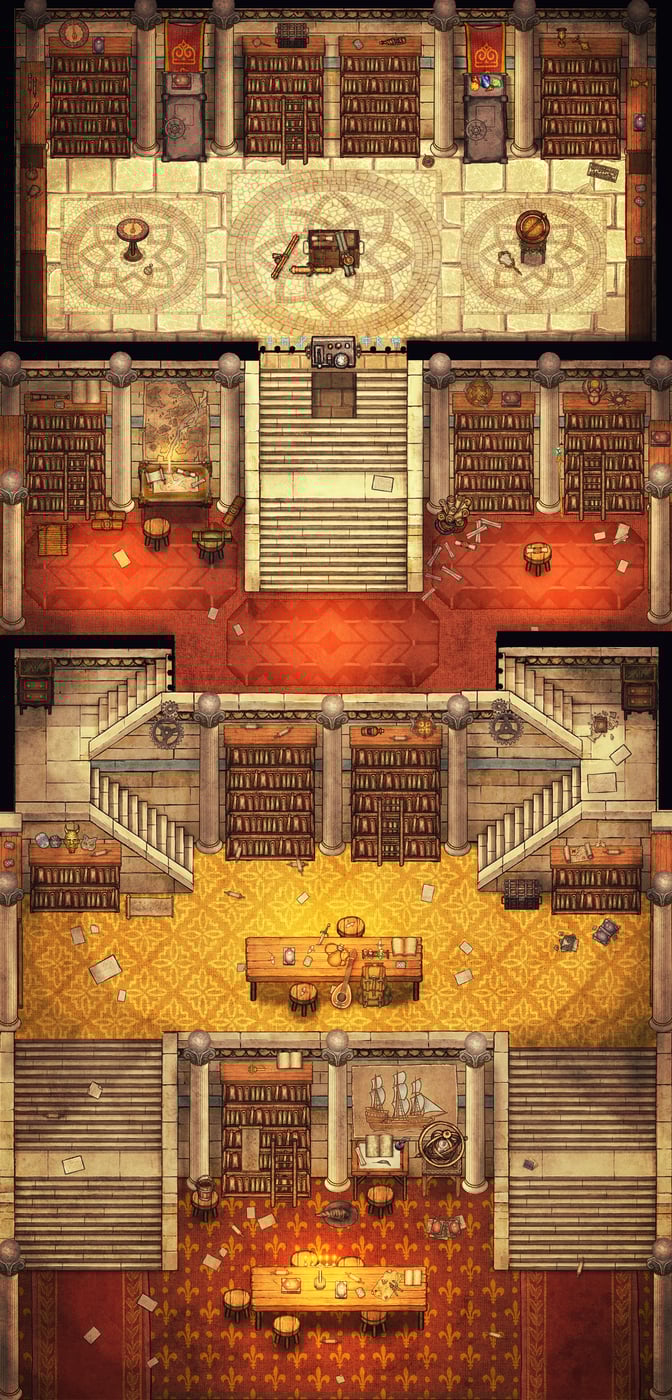 Ancient Library Vault