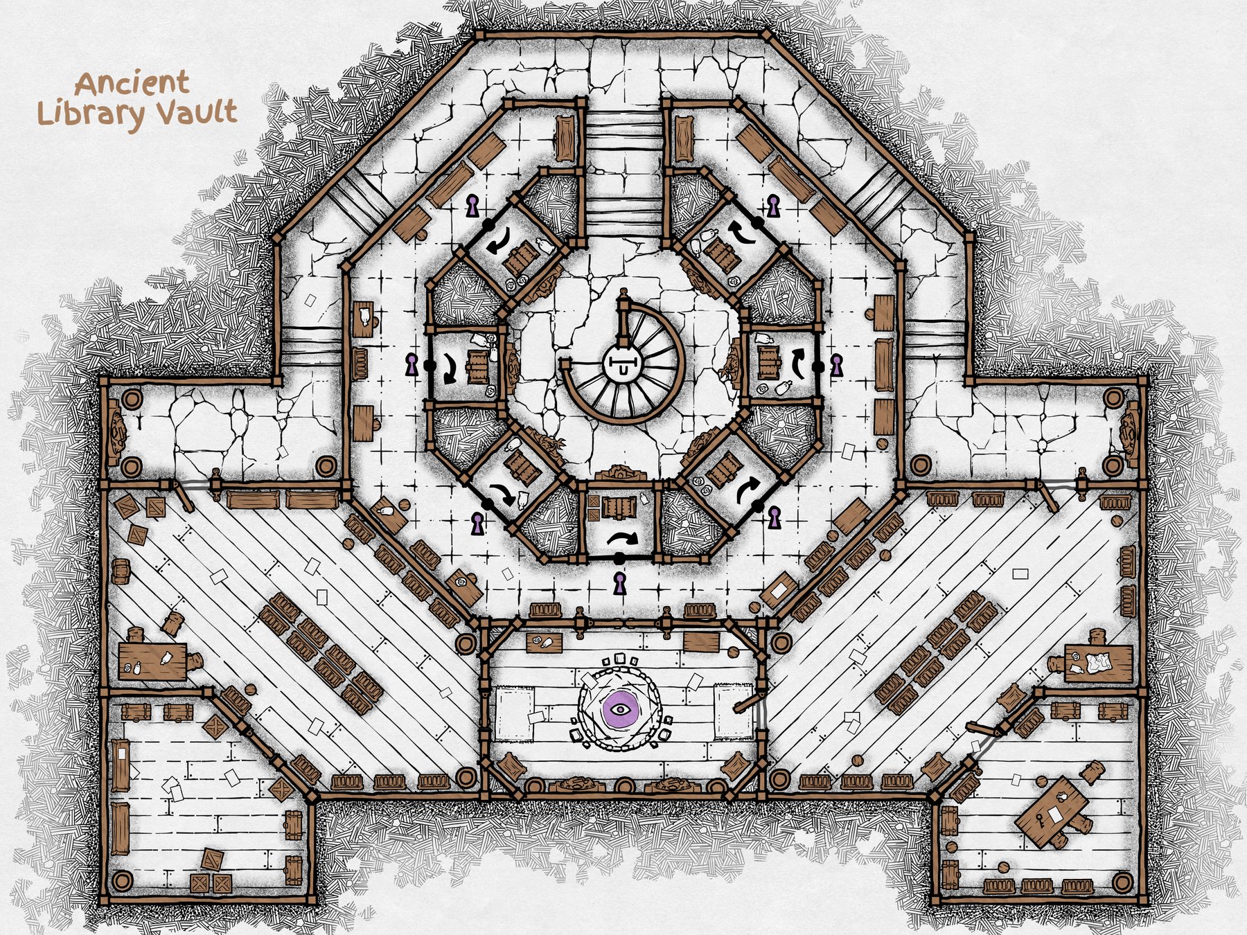 Ancient Library Vault