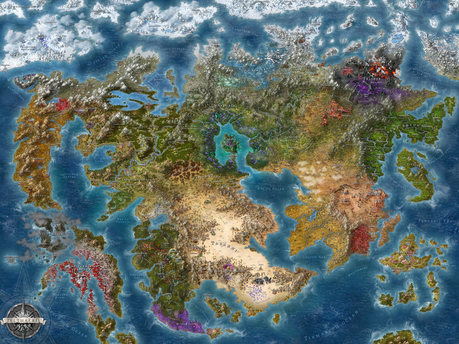 Continent of Telthaeris