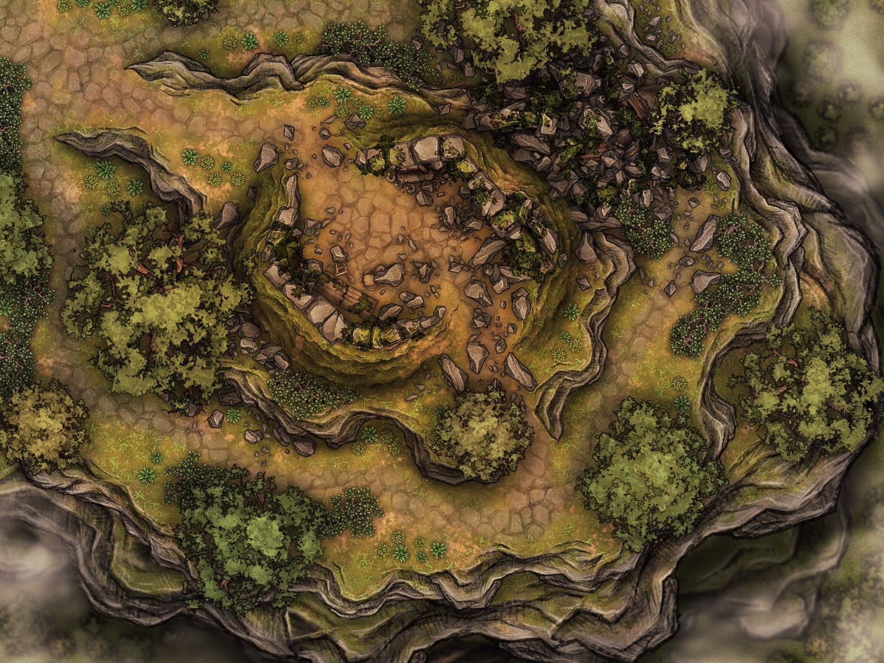 mountain Spot / Ruin / Cliff