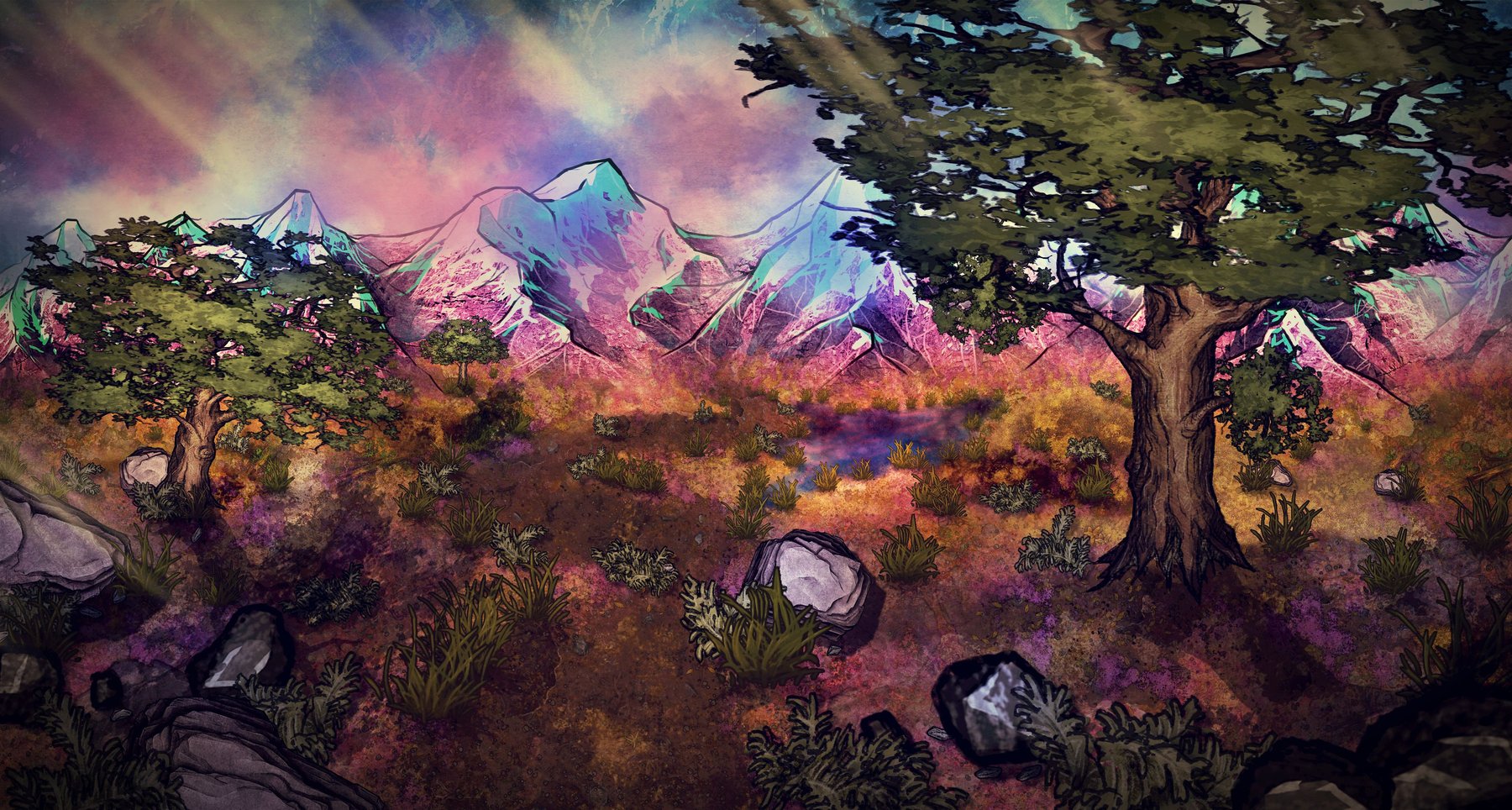 The Serene Sunset Savanna