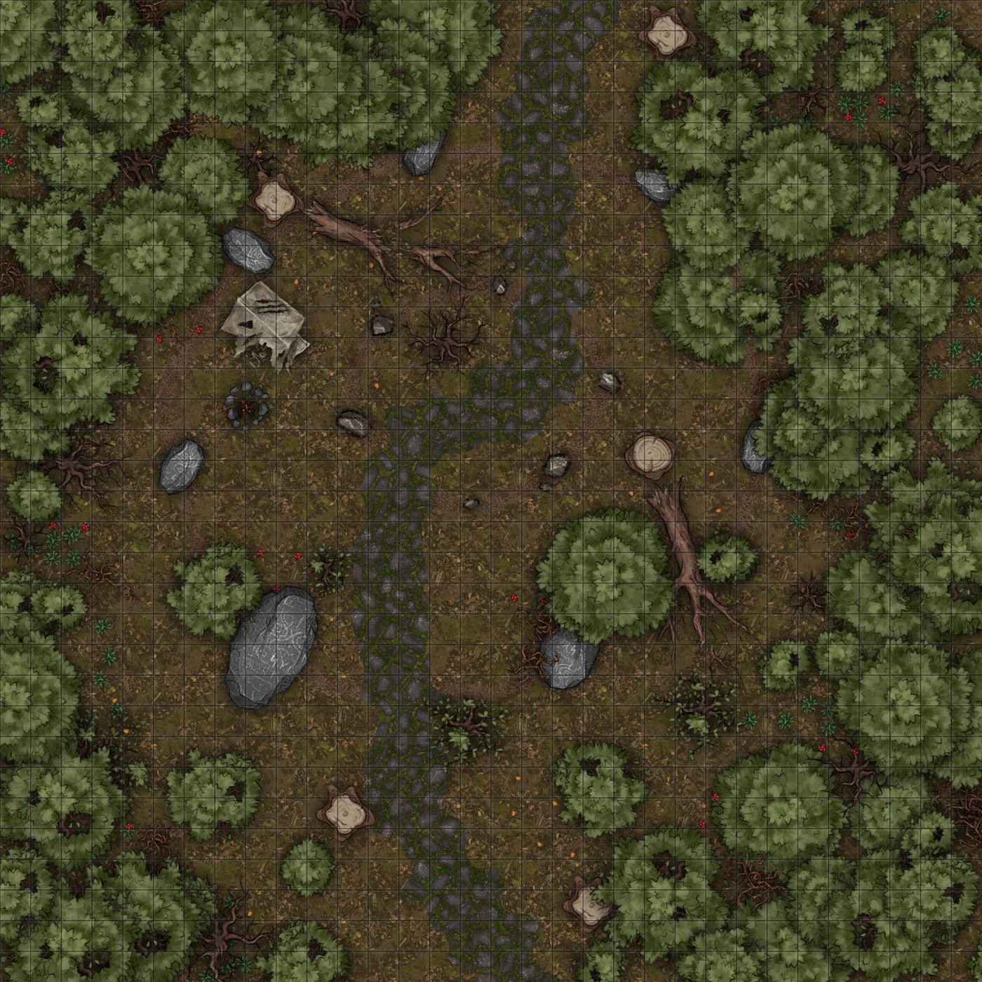 Forest encounter map