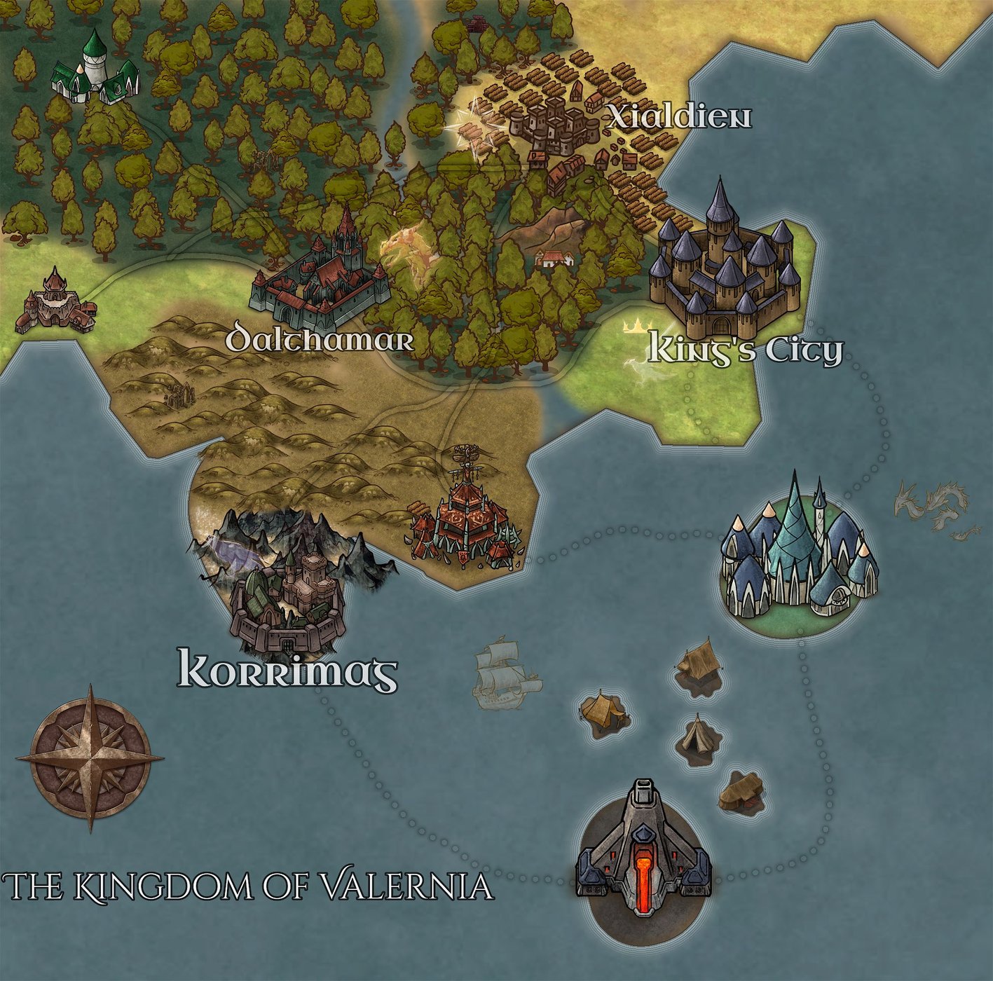 The Kingdom of Valernia of Nimas Terrill