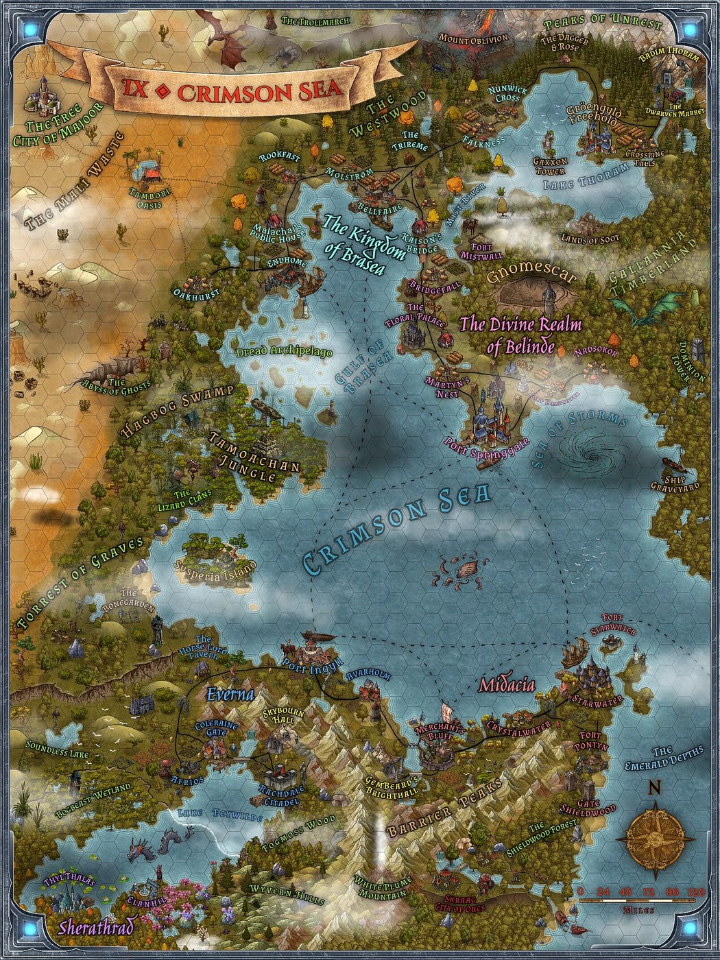 Ix: 2nd Age Campaign Map