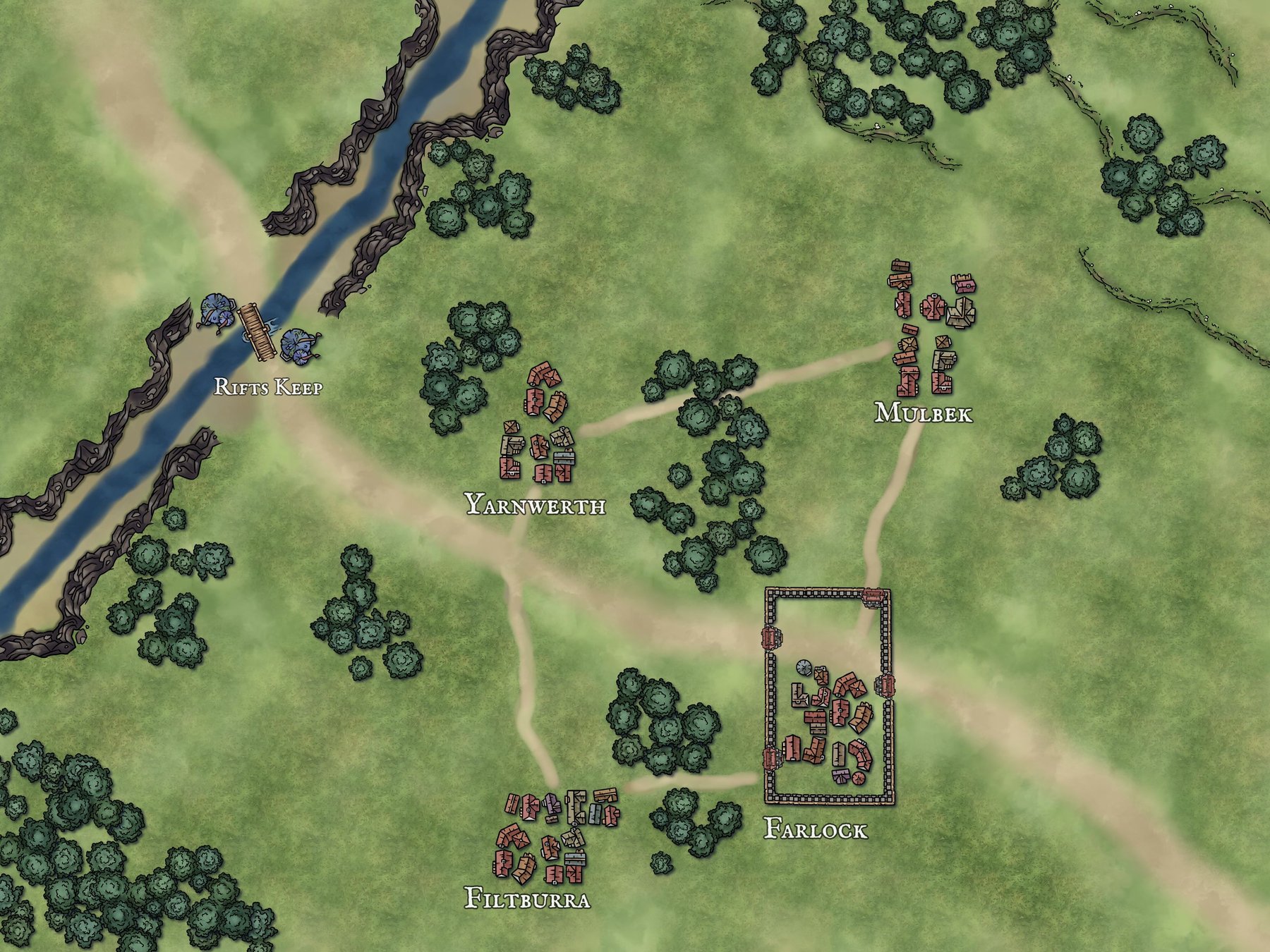 Villages around the Rift - Players Copy