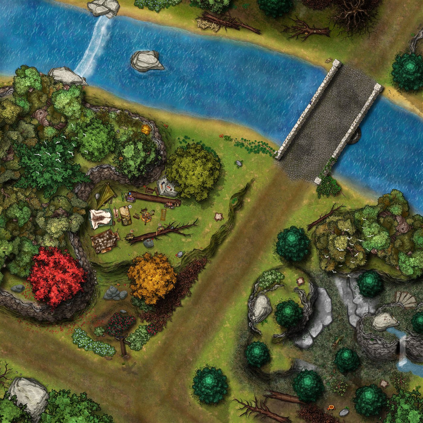 Campsite - Contest Entry (30x30)