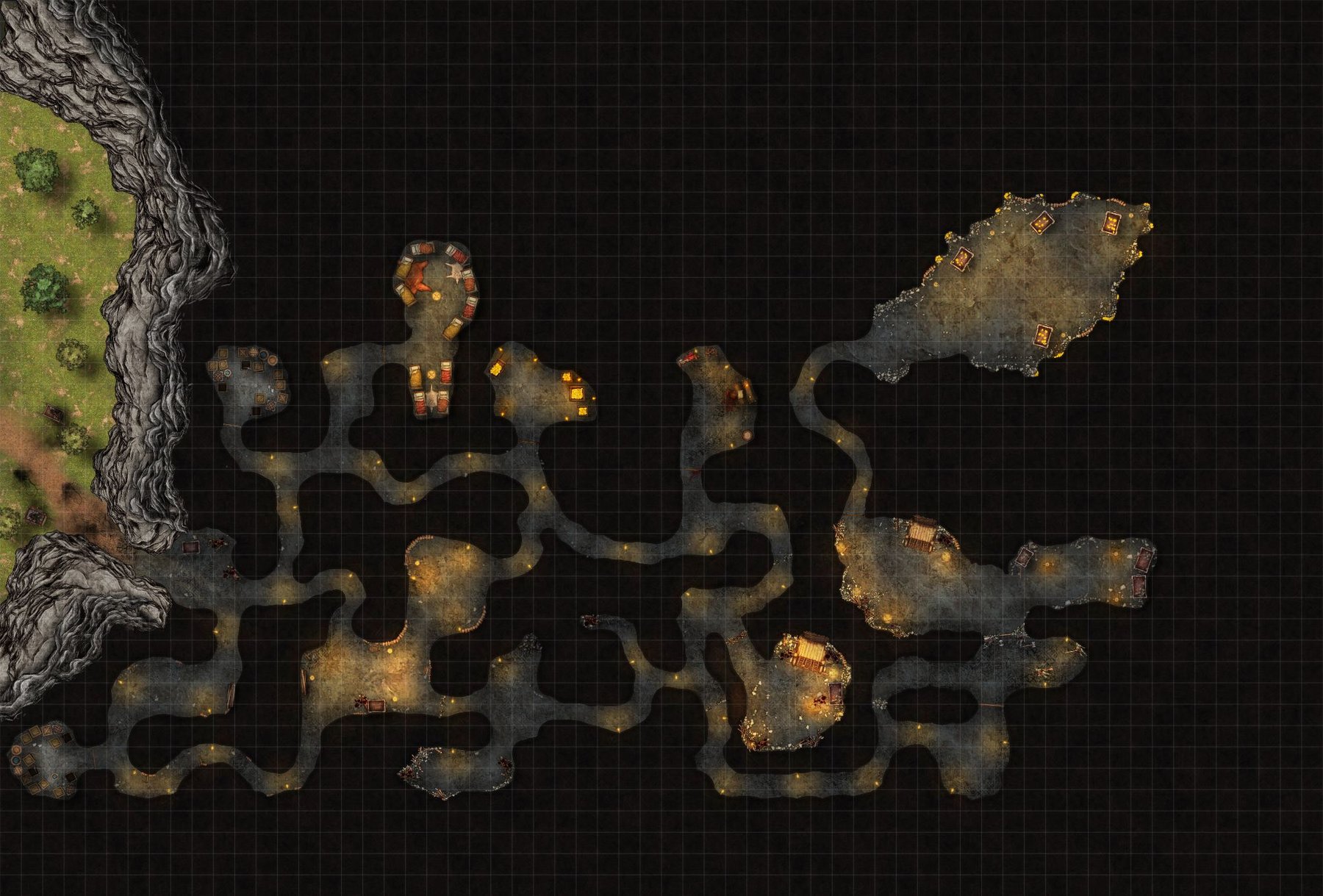 Underground Mountain Gold Mine