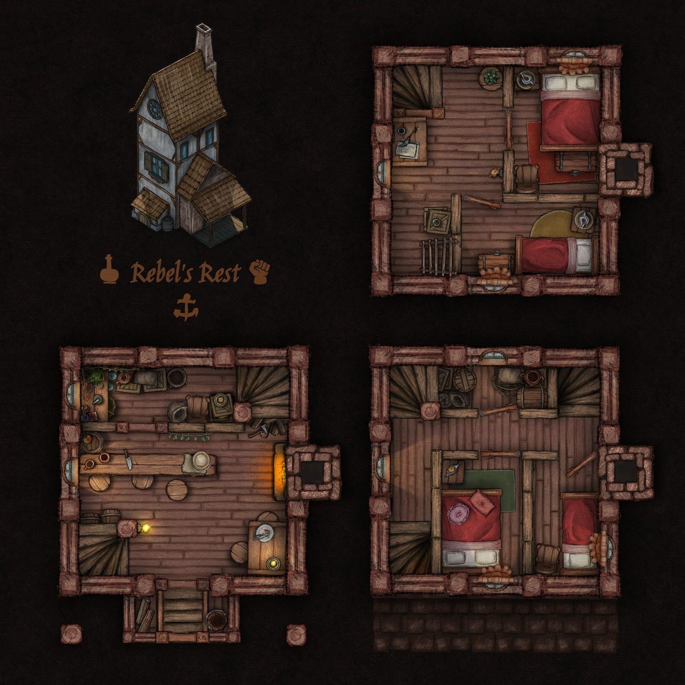 Rebel's Rest Interior (loosely)