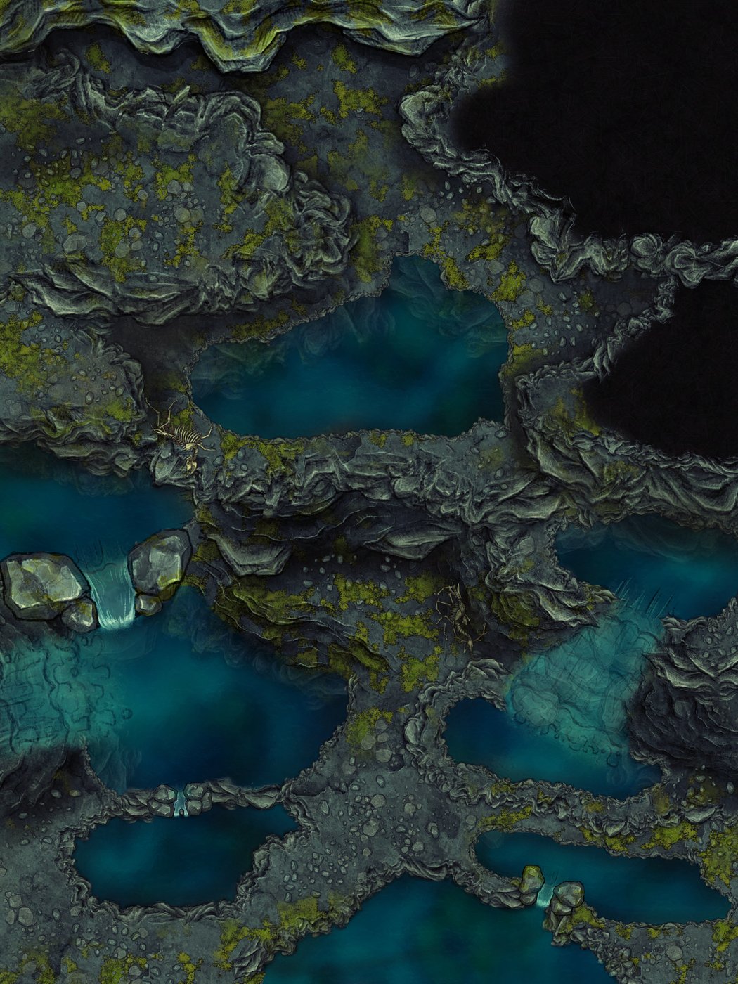 Floodable Cave (clonable)