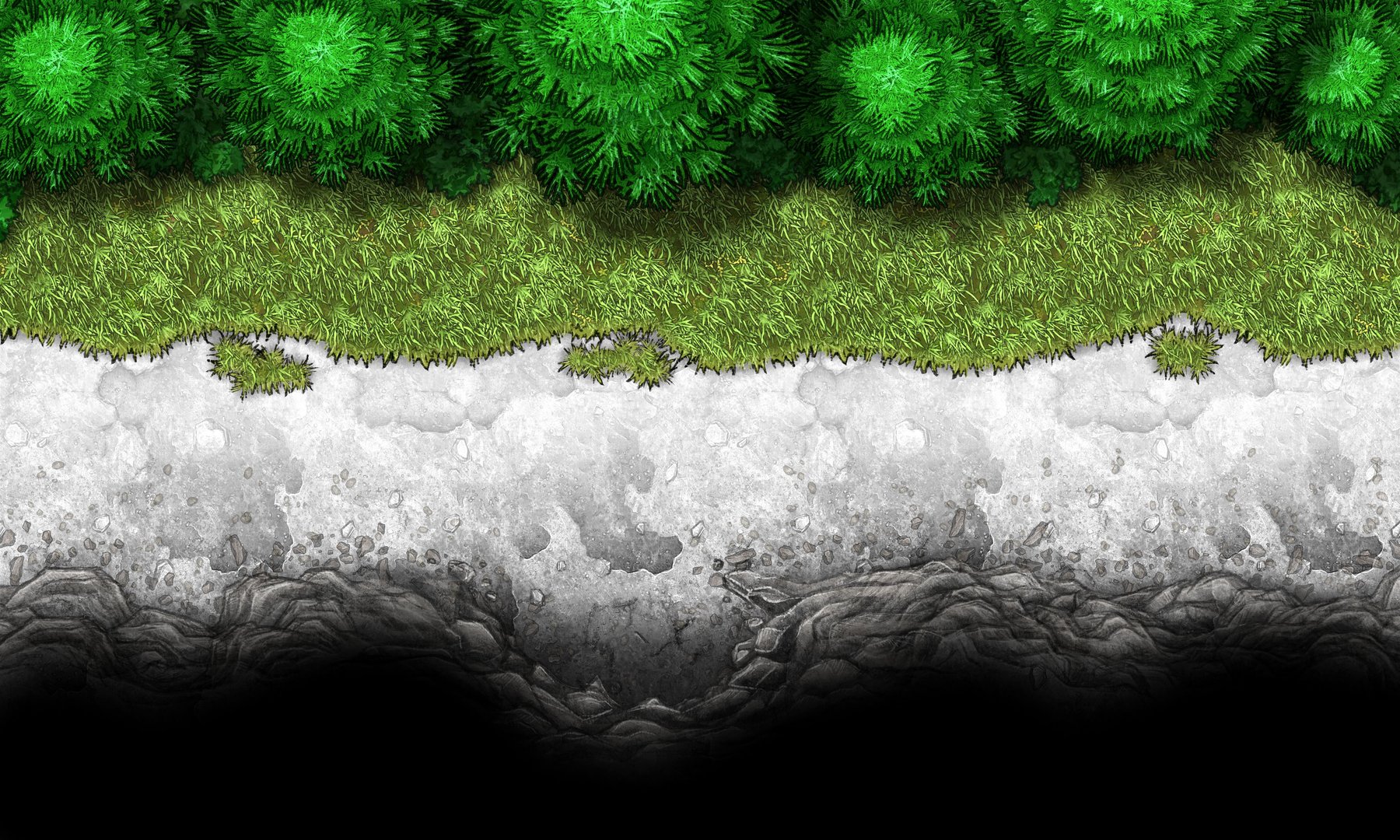 Aromantic : Cave entrance in the forest