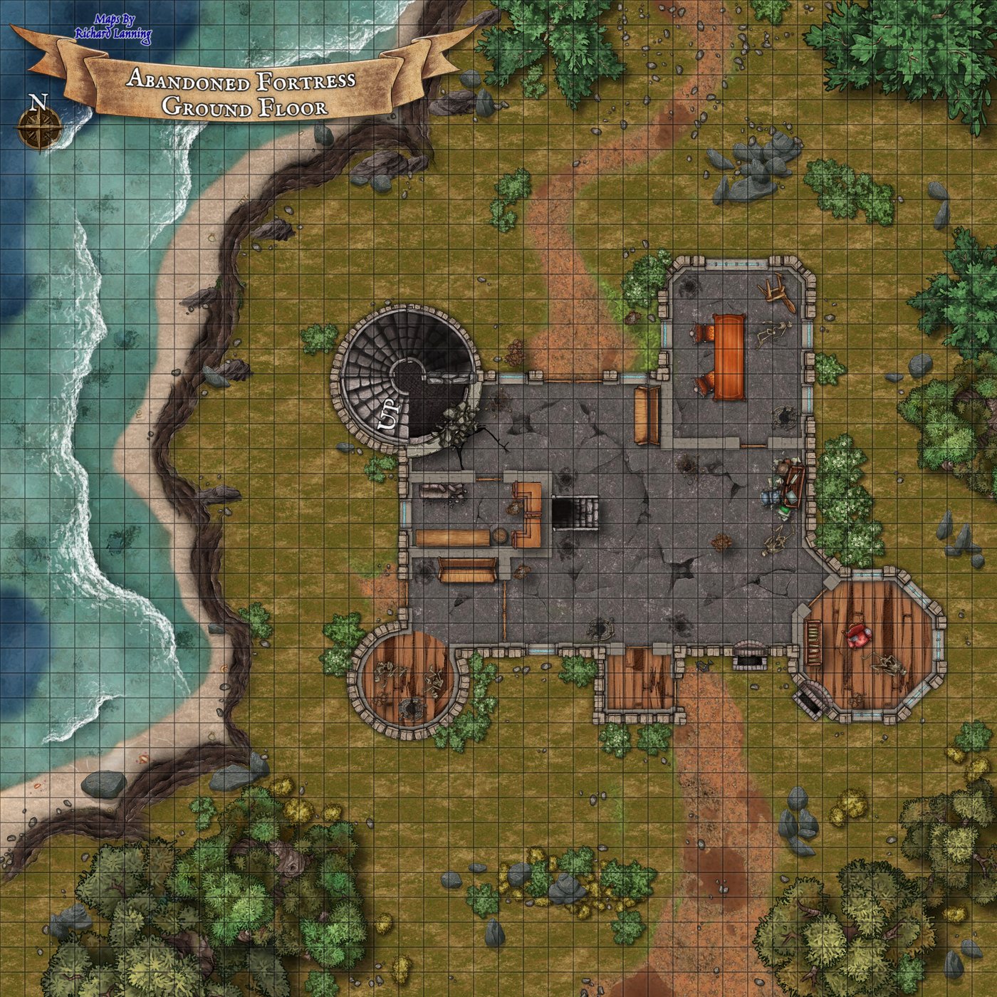 Abandoned Fortress - Ground Floor