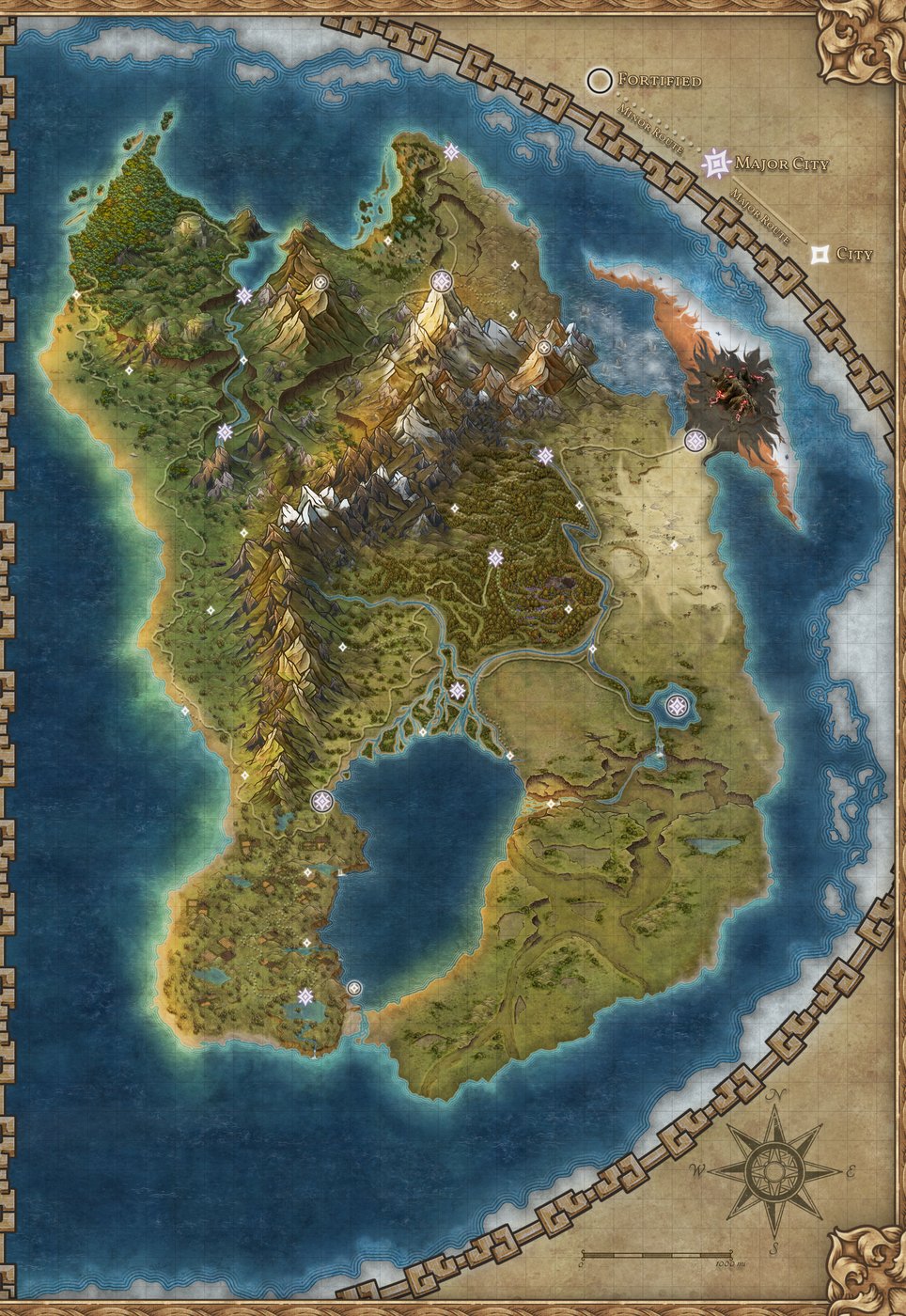 Acedia - Old World (bordered)