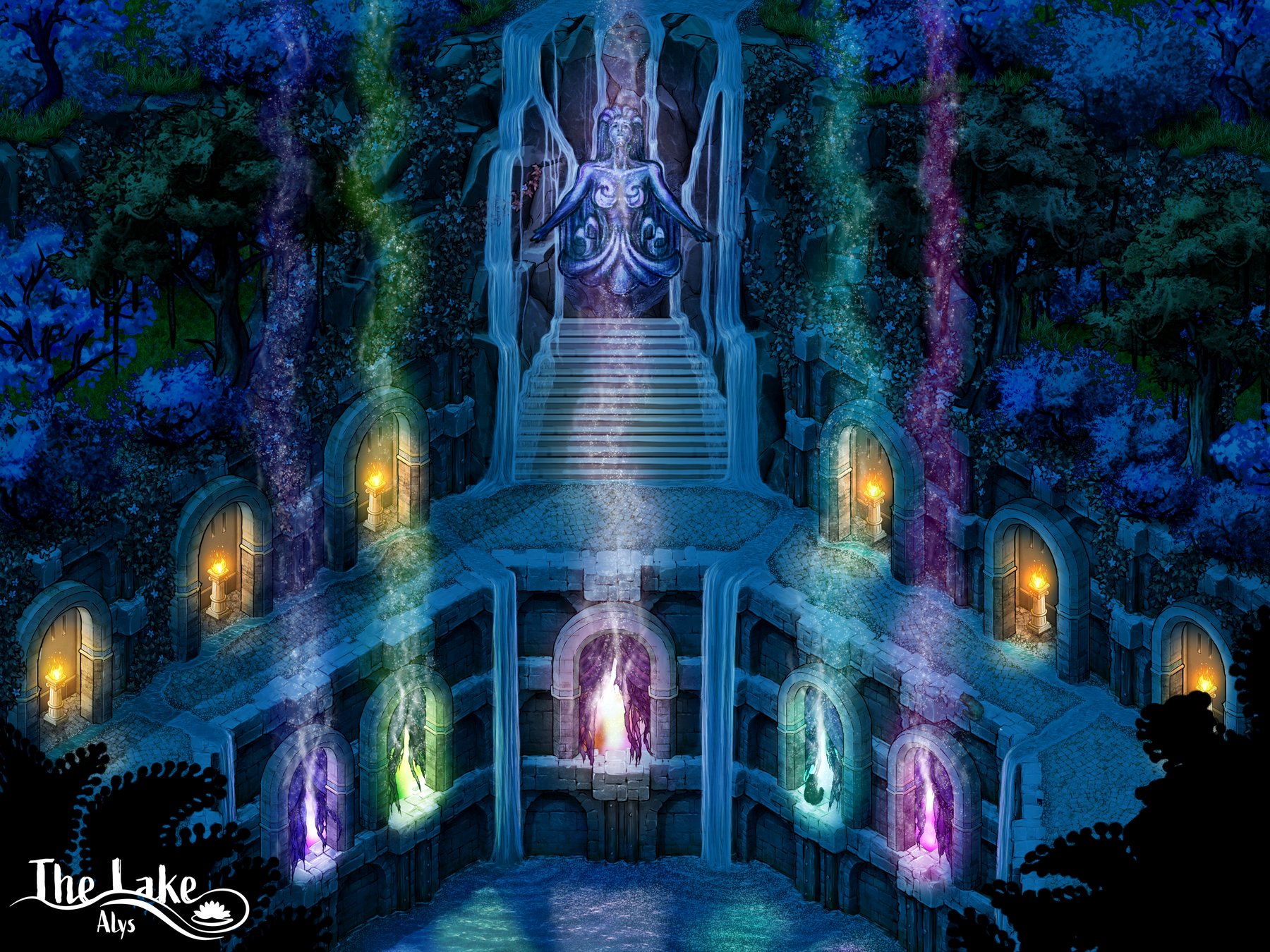 Fey Goddess Sanctum (Night) {EA}