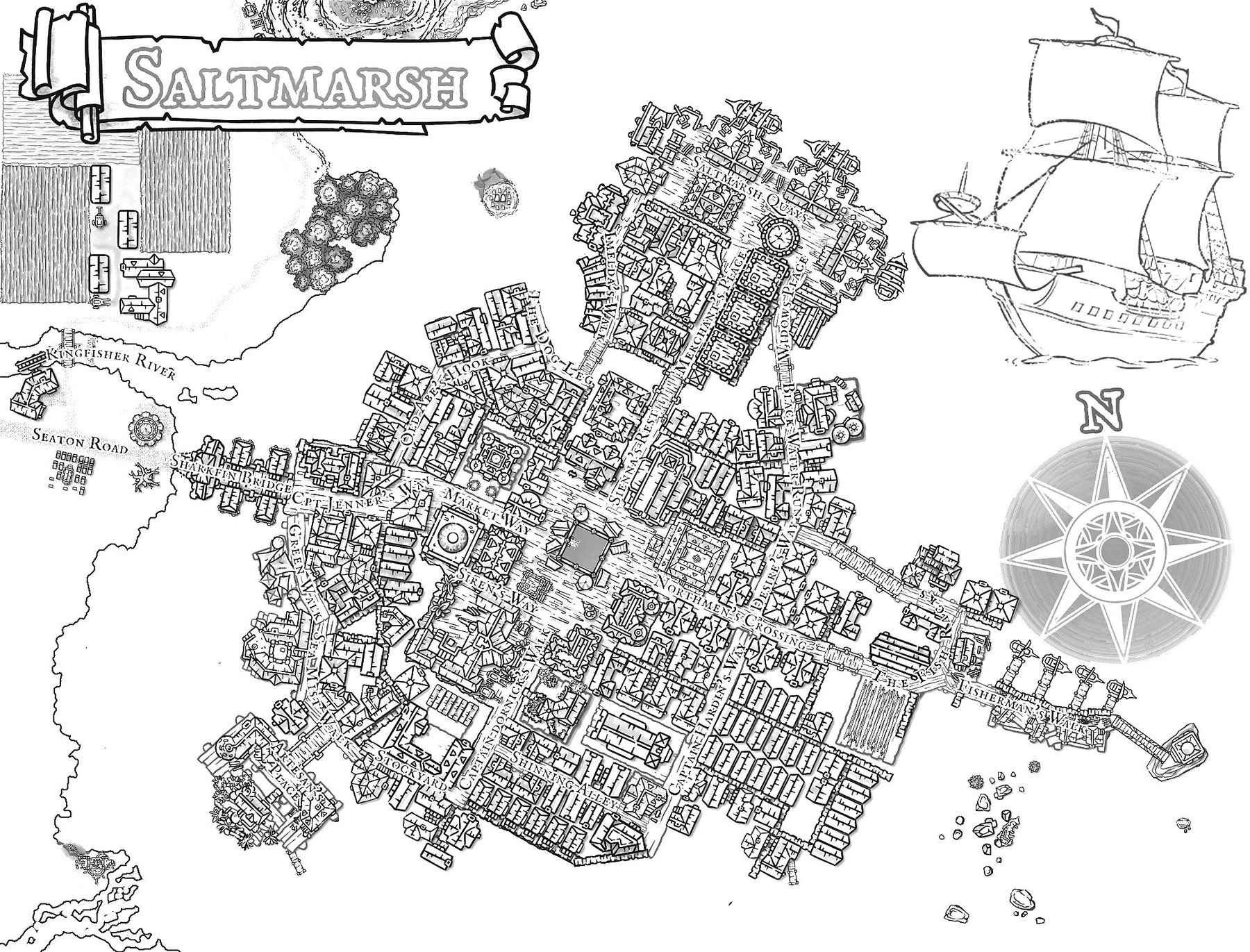 Saltmarsh (village) v5 players