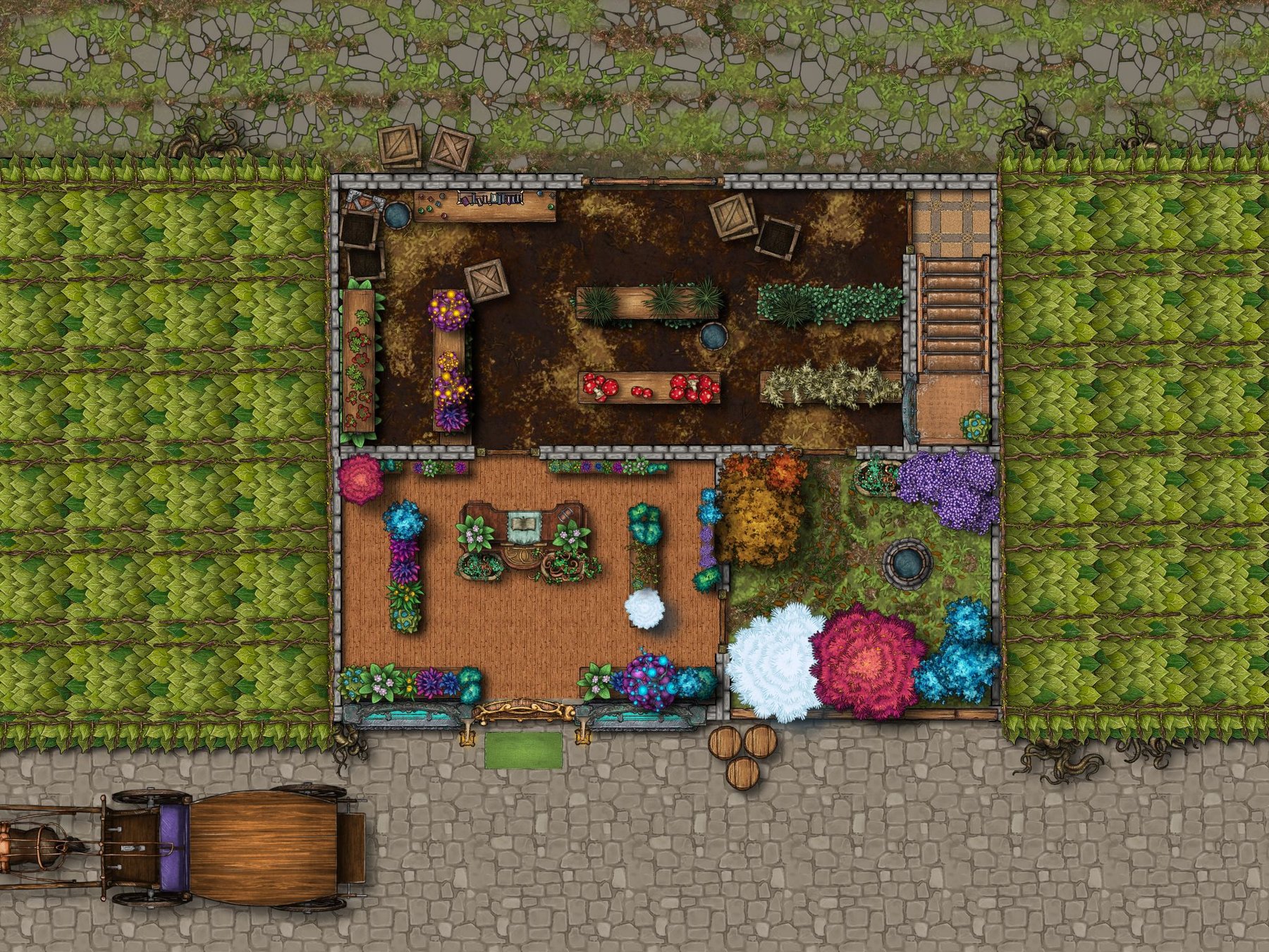 L'herbe est plus verte ici