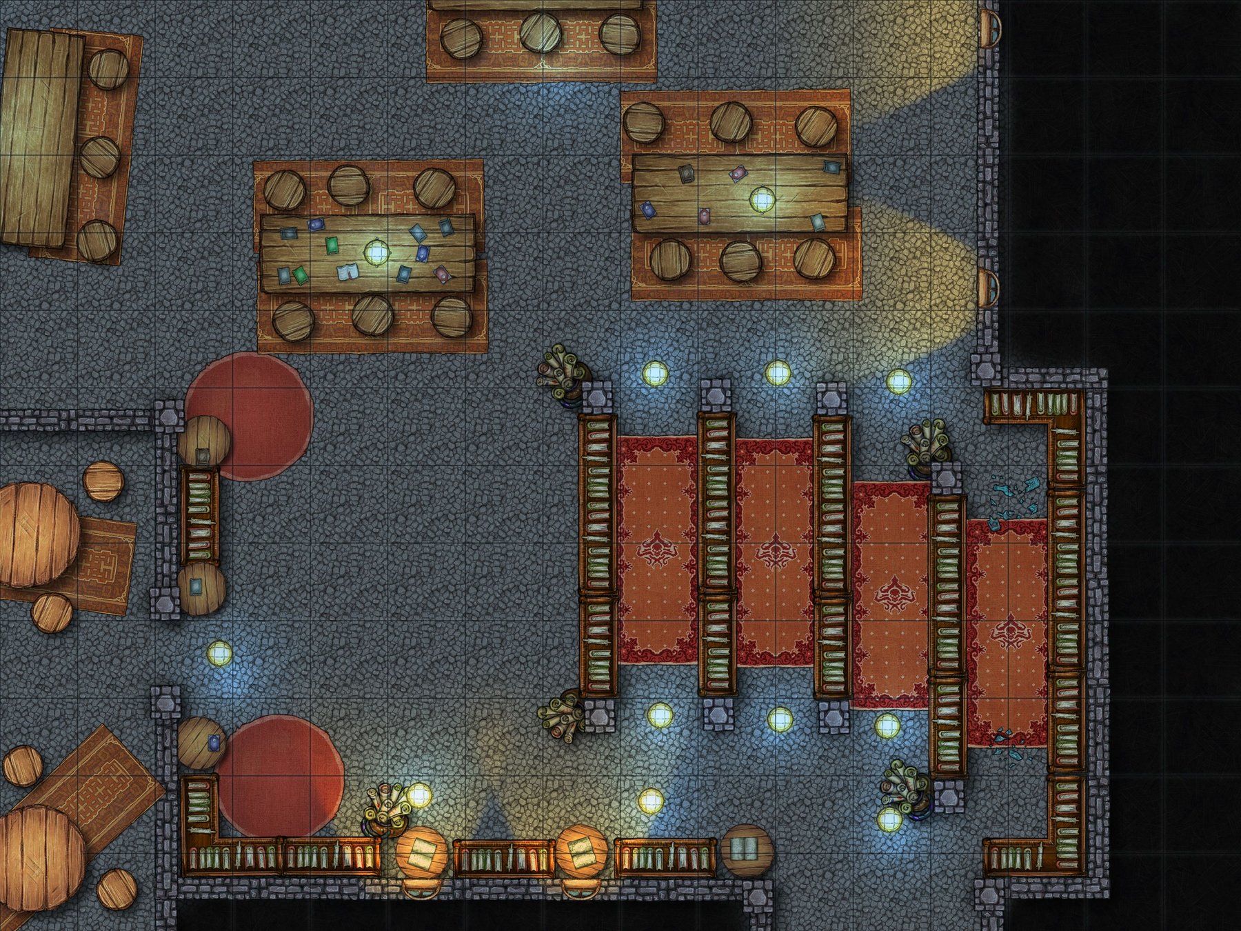 Magus College - Gridded