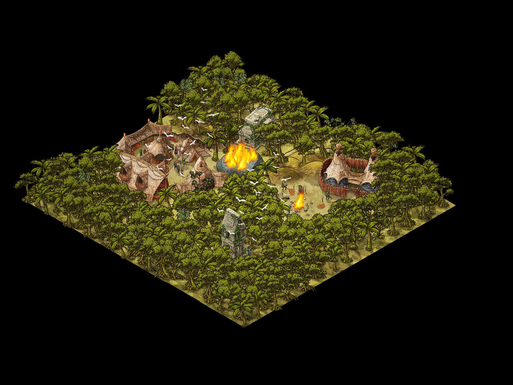 Isometric jungle
