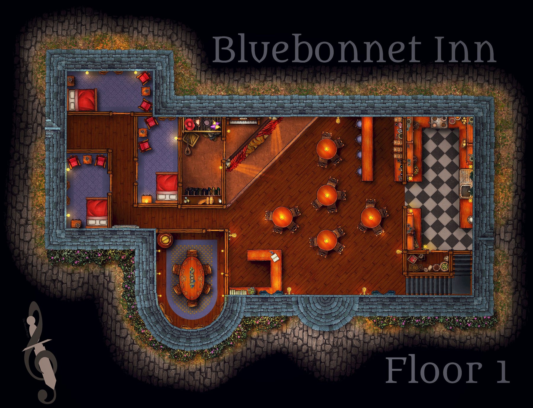 Bluebonnet Inn Floor 1