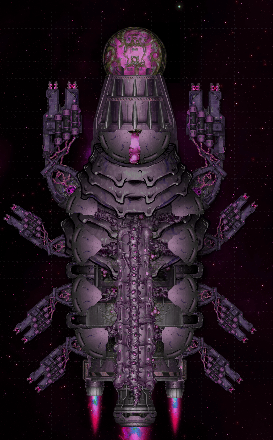 Technorganic Dominator Ship Exterior