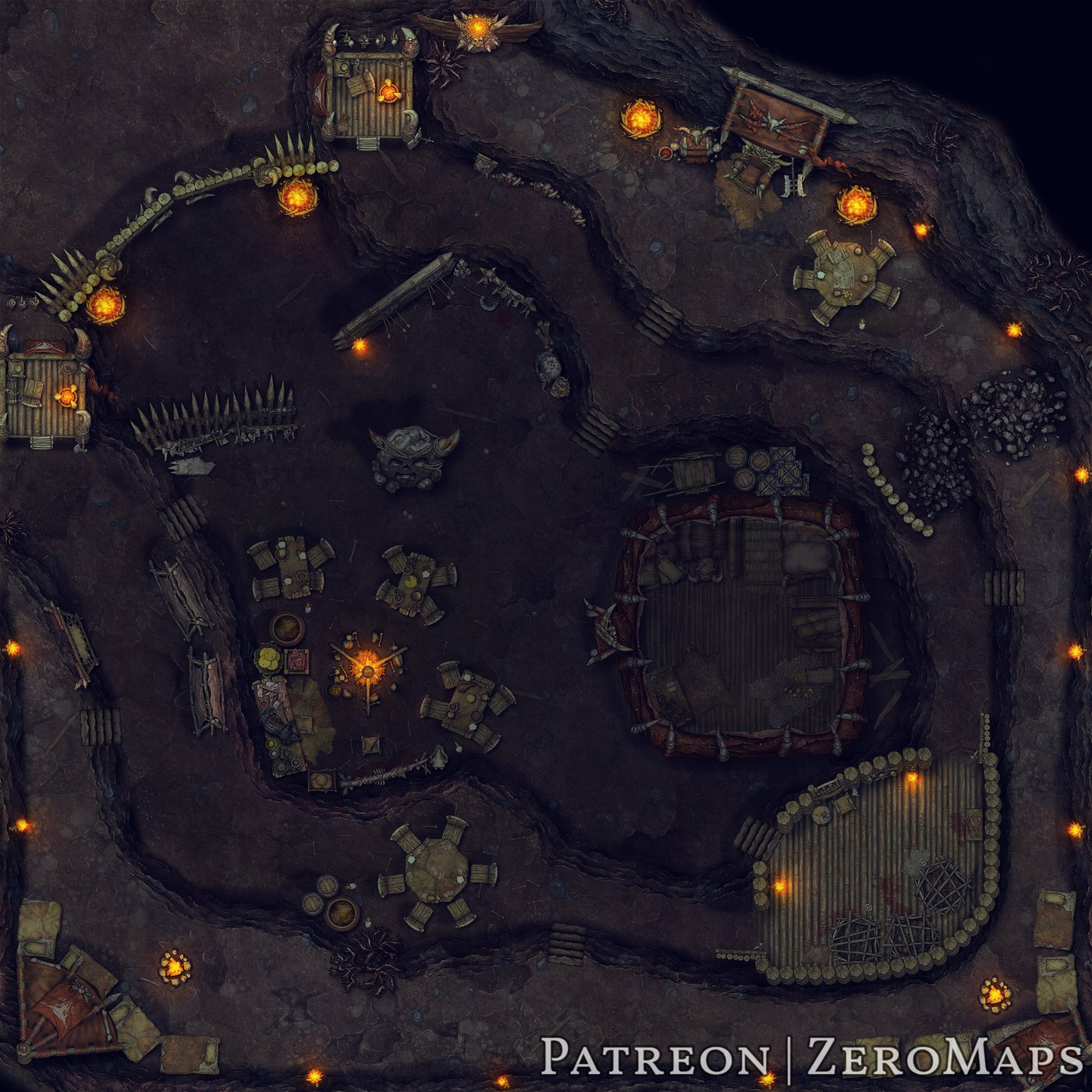 Orc camp Nighttime